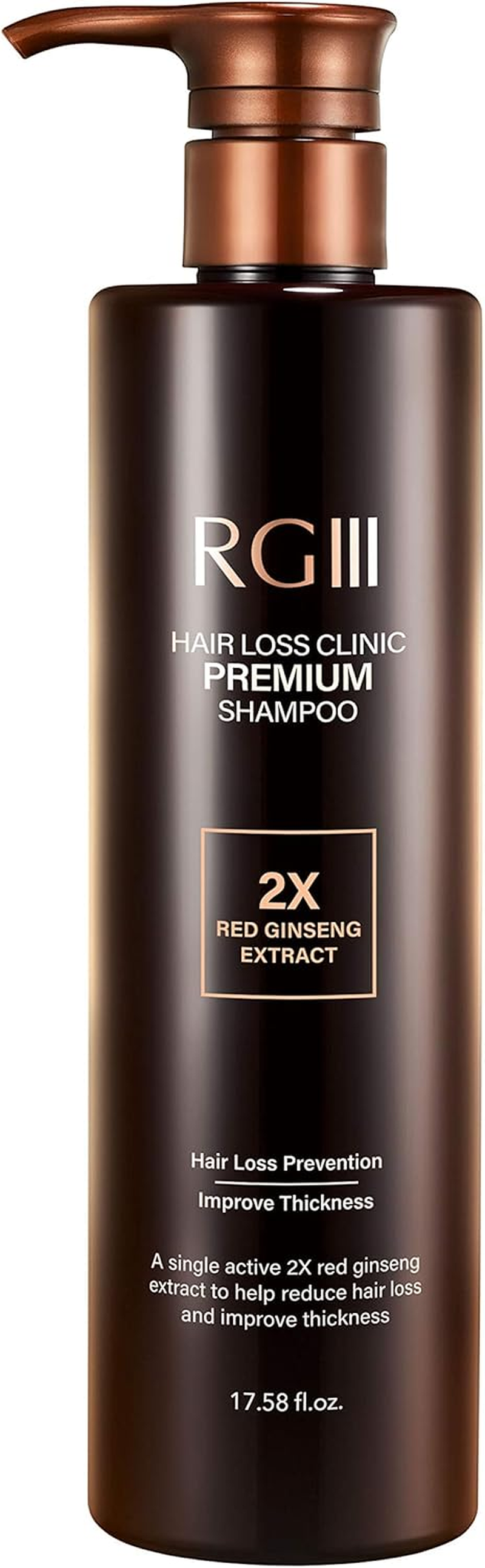 RG3 RGIII PREMIUM HAIR LOSS CLINIC SHAMPOO (ONE BOTTLE) image number 1