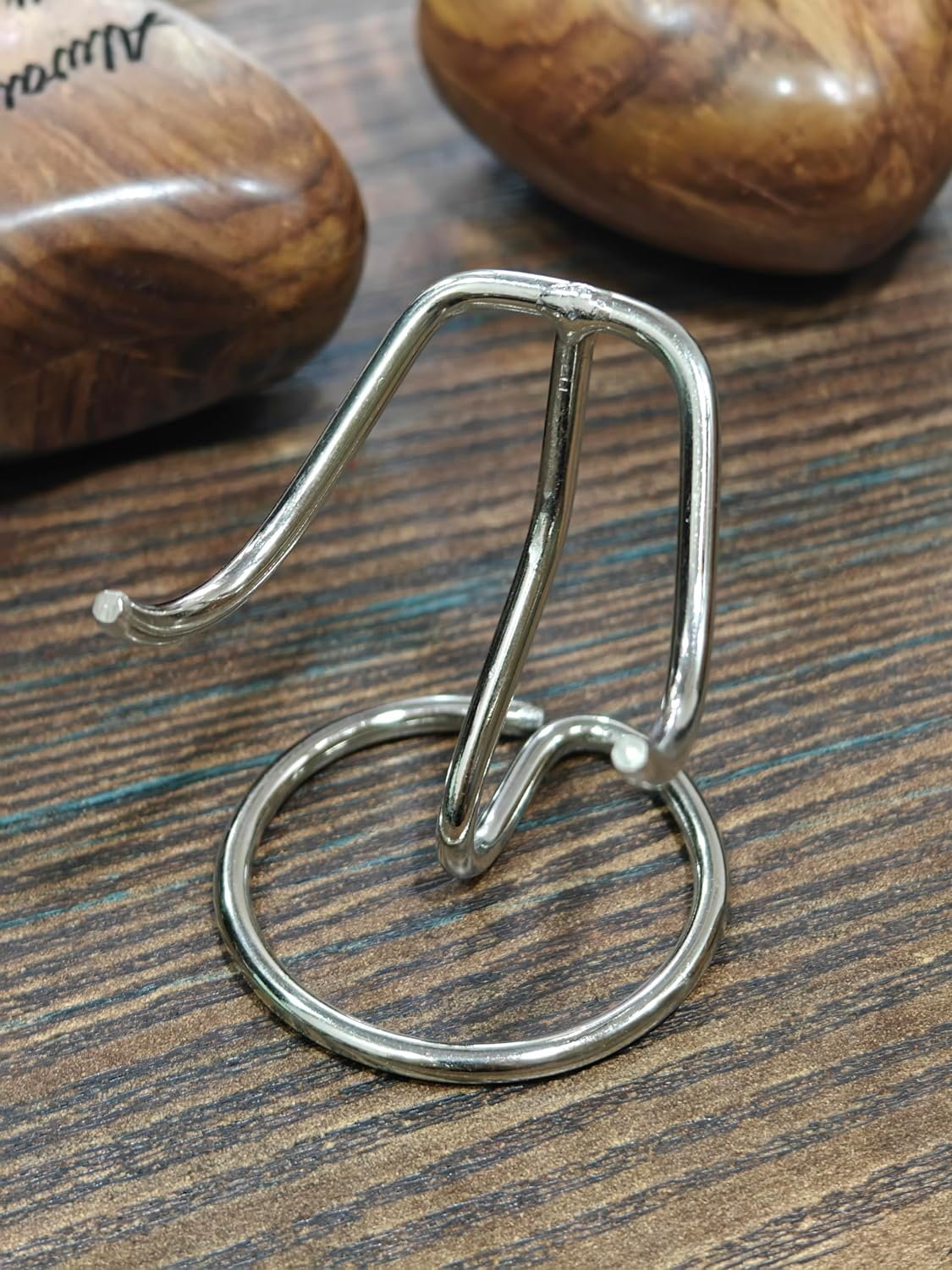 5Moonsun5'S Heart Shaped Urn Stand (CHROME FINISH), Stand for Heart Keepsake Urn, Burial Urns, Memorial Keepsake Urns. image number 4