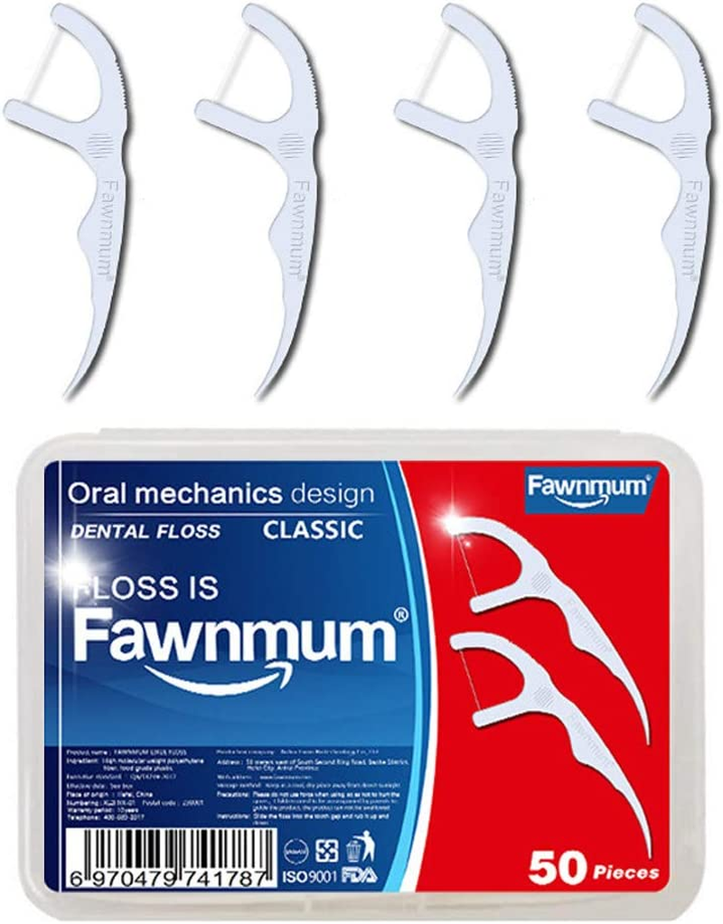 300PCS (6X50Pc/Box) Disposable Dental Flosser Dental Deep Cleaning Teeth Stick Tooth Pick Interdental Brush with Box Oral Care for Adults and Kids image number 2