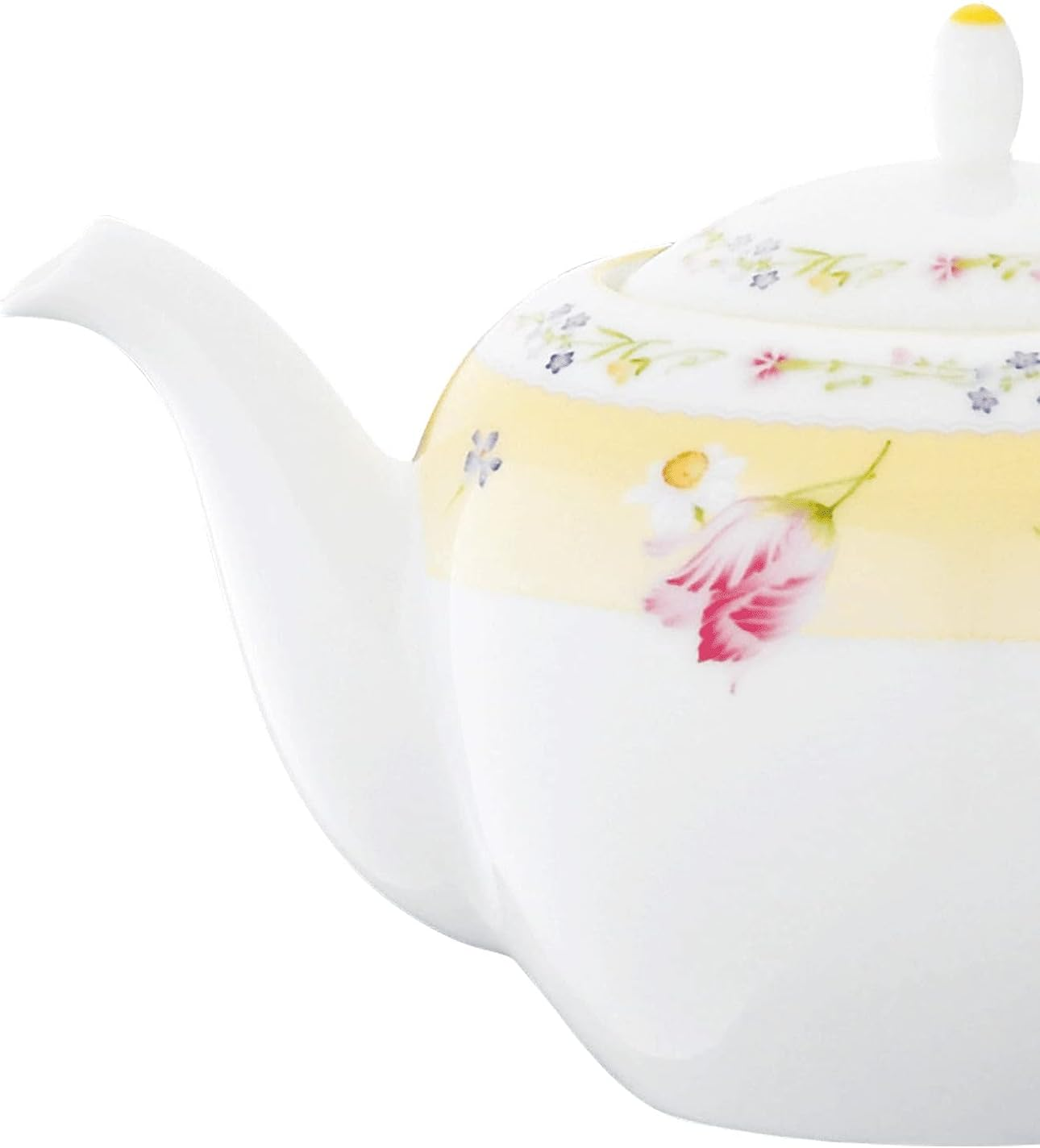 Noritake T50523A/4620 Junefrail Tea Pot, 17.2 Fl Oz (520 Cc), Microwave Safe, Bone China