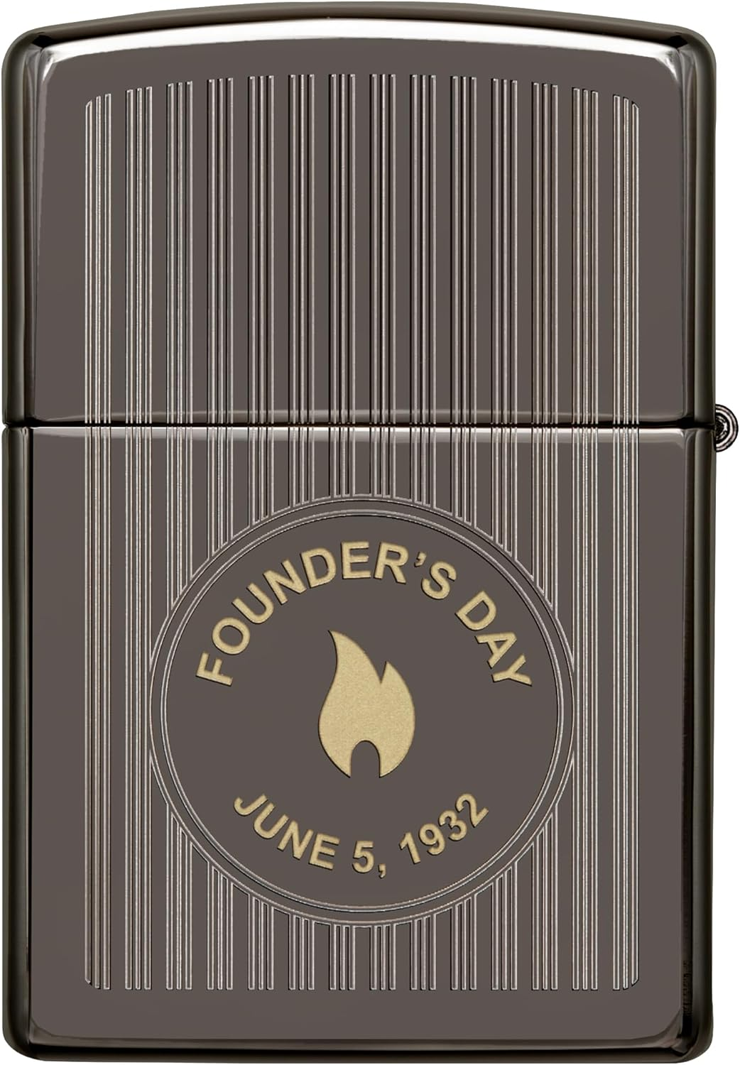 Zippo Founder'S Day Black Ice Collectible Lighter image number 3