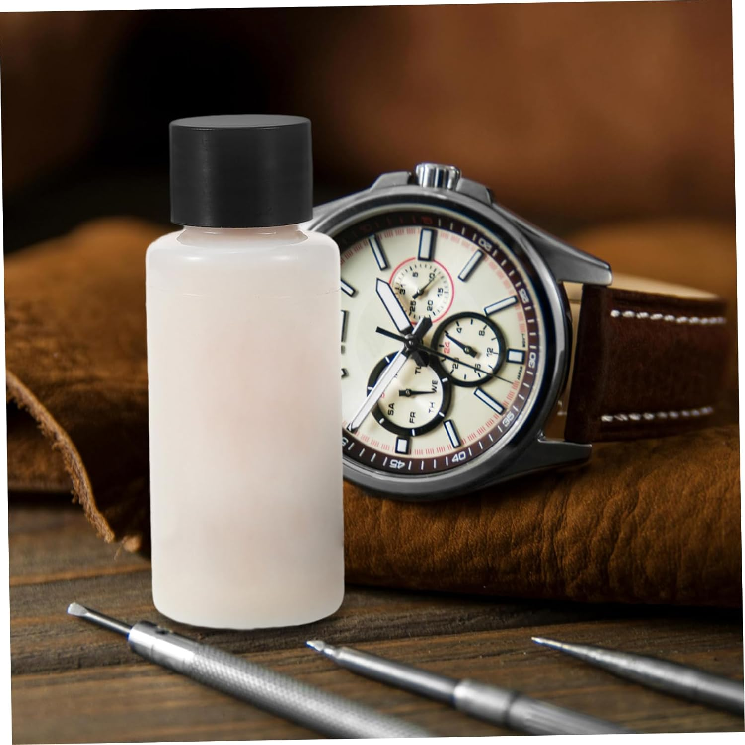 MUELODSIC Leather Hardener and Edge Sealing Liquid Durable Stiffener for Leather Crafts Enhances Texture and Color Quick Application For image number 1