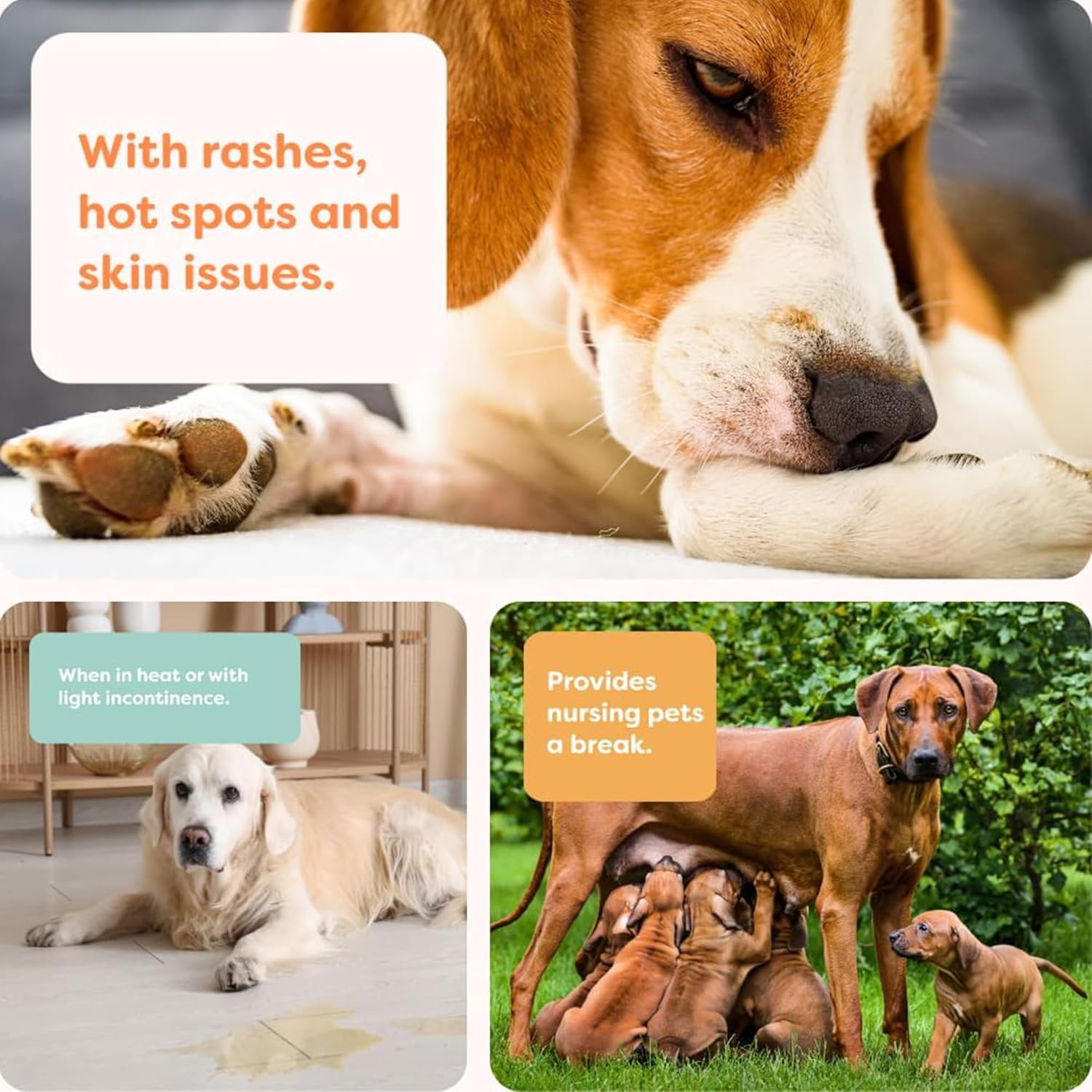 Suitical Recovery Suit Dog, Xx-Large, Pink Camouflage image number 7