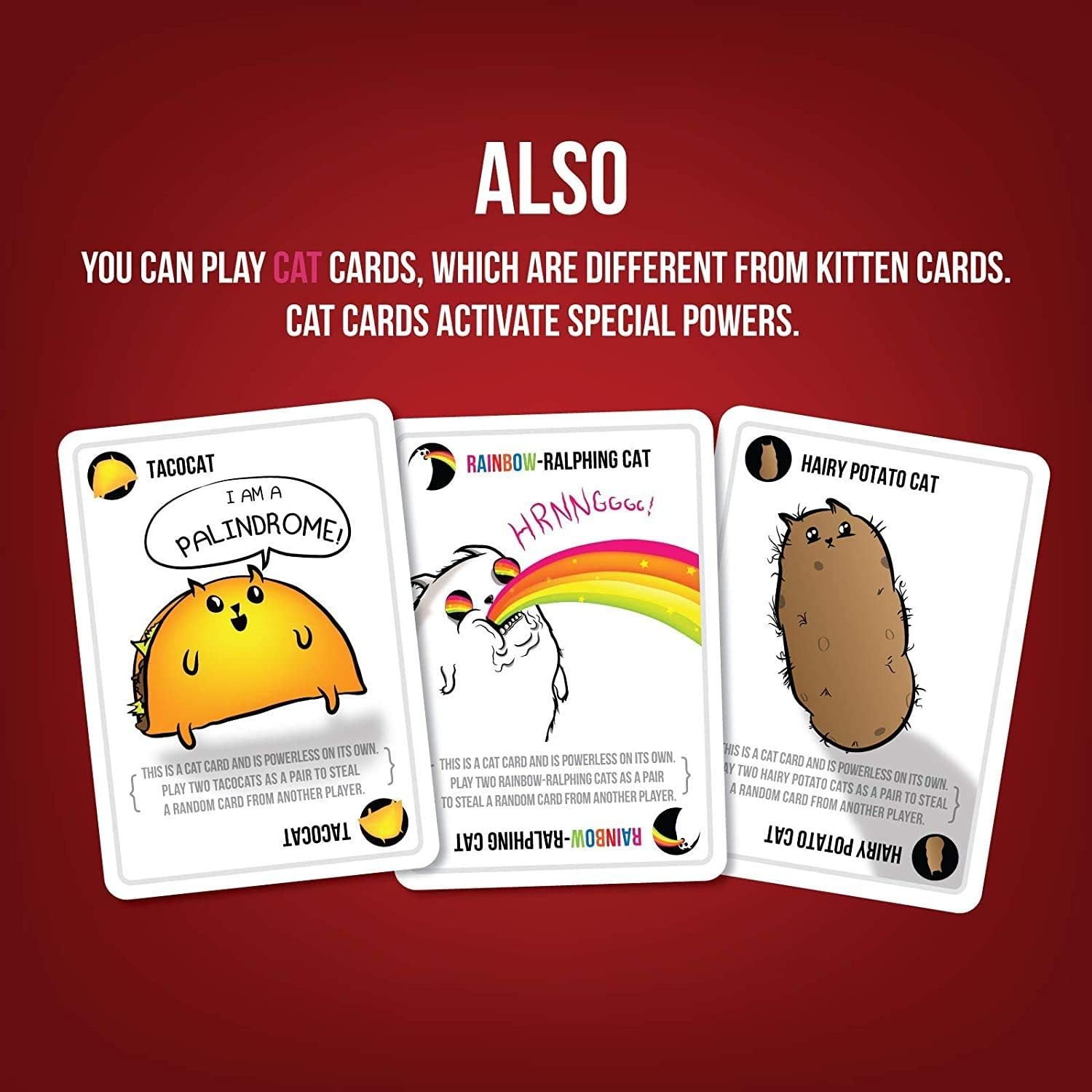 Exploding Kittens Card Game - Family-Friendly Party Games - Card Games for Adults, Teens & Kids image number 3