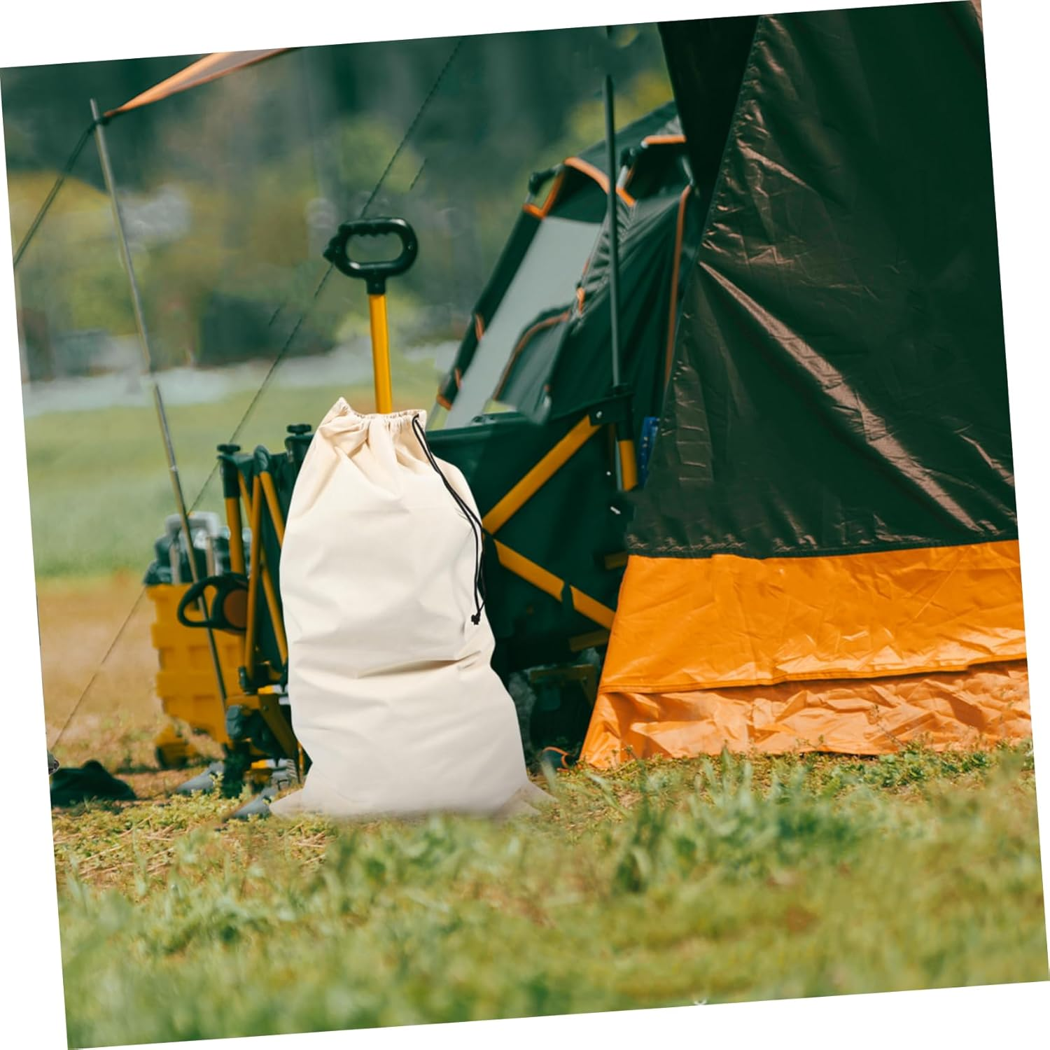 GOOHOCHY Large Storage Camping Bag Drawstring Closure Laundry Bag for Outdoor Hunting Travel image number 1