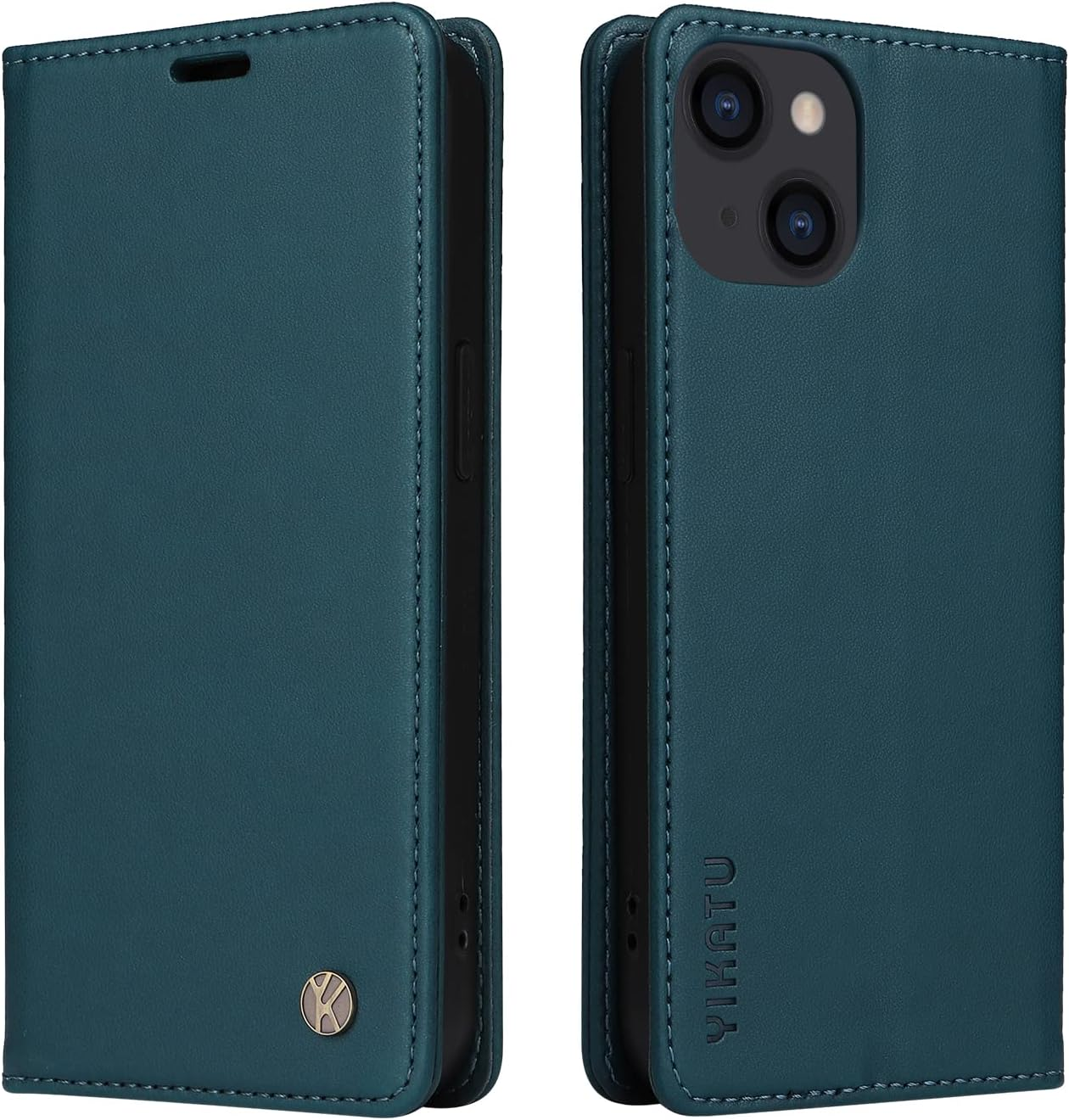 YBFJCE Case for Iphone 16E PU Leather Wallet Cover, Flip Folio Case with Card Holders,Magnetic Phone Cover Compatible with Iphone 16E,Black