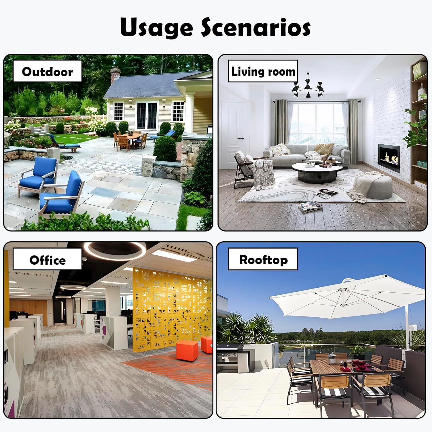 Meikurs 100-Inch Portable Projector Screen with Stand &ndash; 4K Ultra HD, Wrinkle-Free Polyester Screen, Includes Carry Bag Perfect for Home Theaters and Outdoor Events image number 4