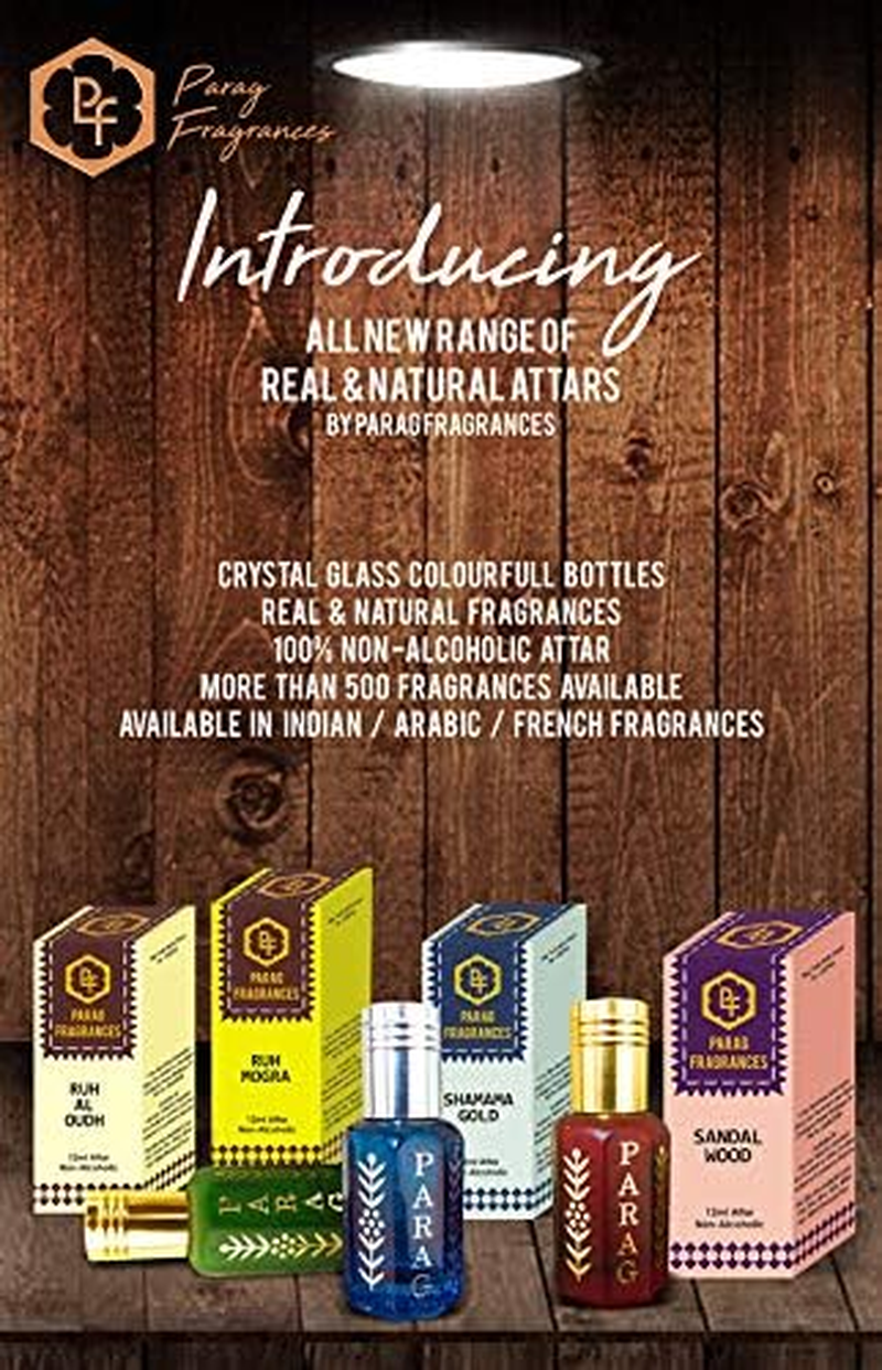 Parag Fragrances English Lavender Attar 1 Tola / 12Ml (Crystal Series) (Limited Time Launching Offer Pack) Natural Distiled Attar/Alcohol Free Attar/Long Lasting Attar