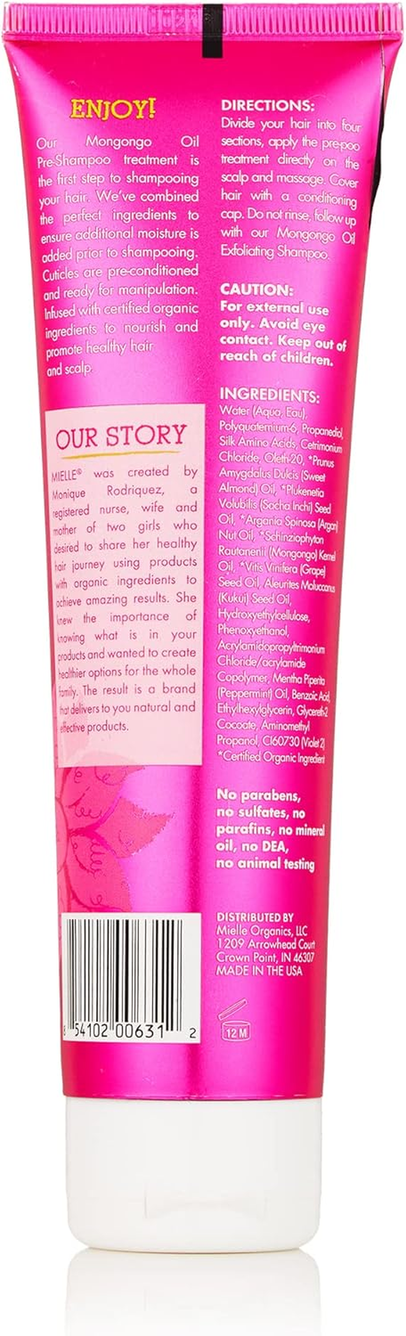 Mielle Mongongo Pre-Shampoo Treatment Oil 148 Ml image number 2