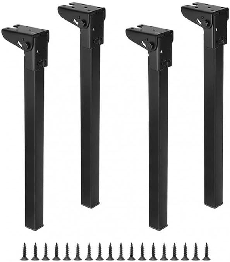 Perfk 4 Folding Table Legs Adjustable Desk Legs Folding Furniture Legs for Living Room, 350Mm image number 5