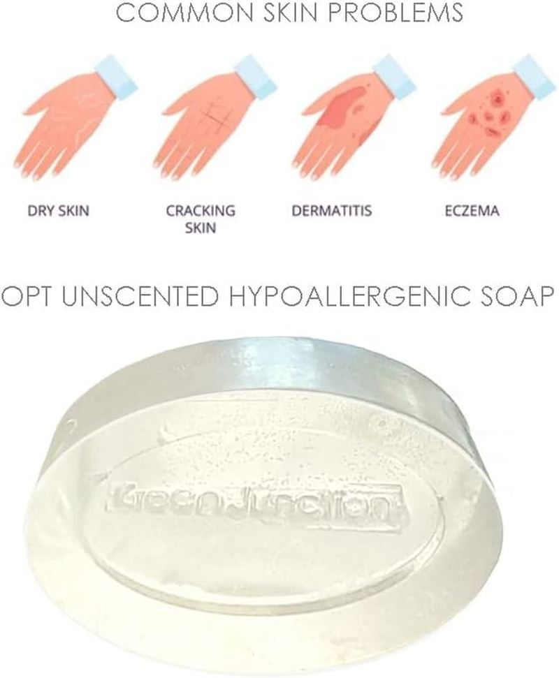 Green Junction Unscented Glycerine Soap - Set of Two Soap - (150 G Each) image number 4