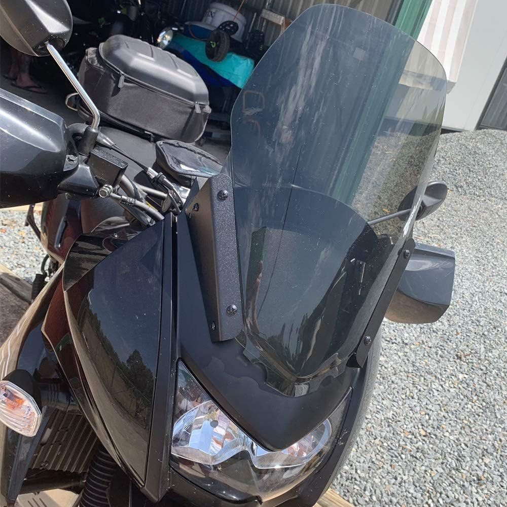 Xitomer Motorcycle Rally Dash Kit, Fit for KLR650 2008 2009 2010 2011 2012 2013 2014 2015 2016 2018 2018 KLR650 , Height Adjust Lifter Windshield image number 1