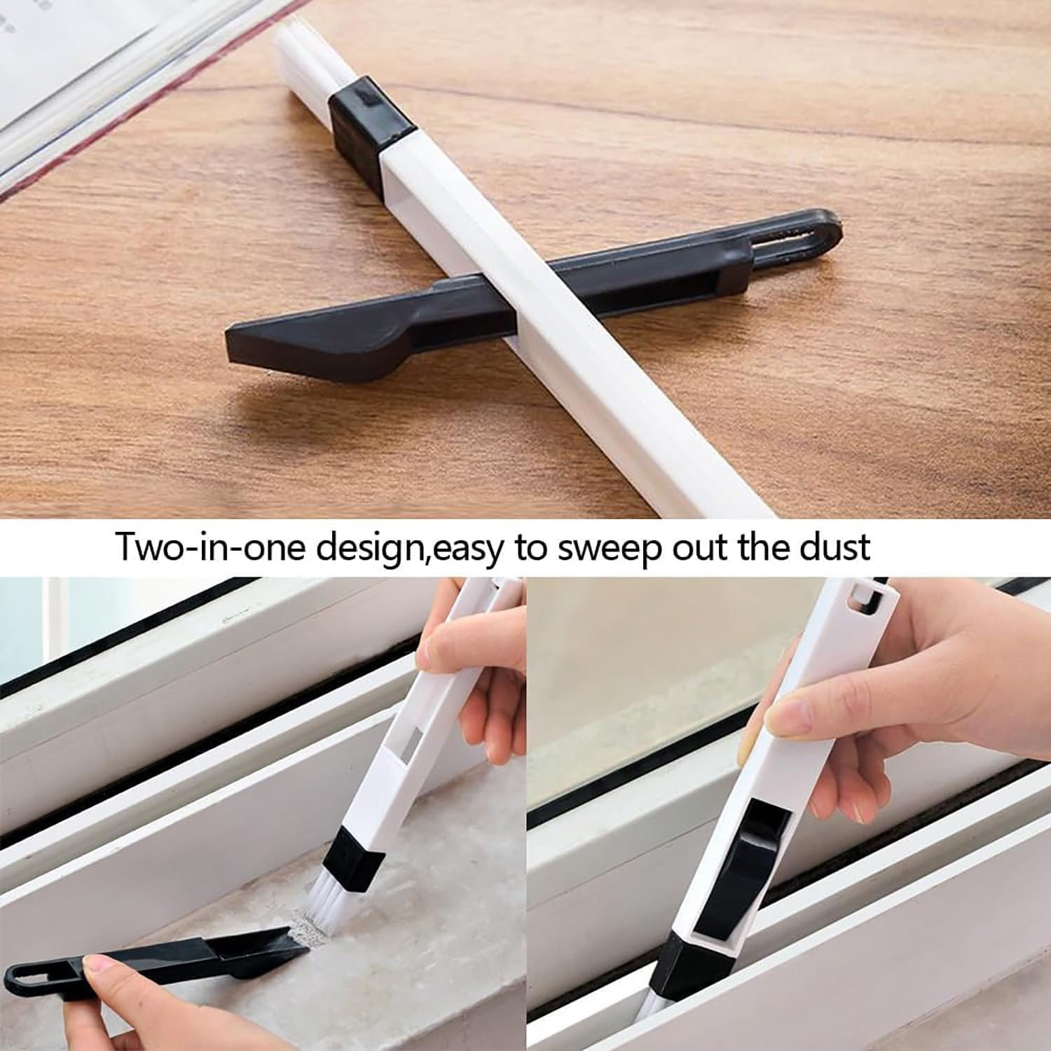 Cleaning Brushes Set-10Pcs Scrub Brush Toilet Cleaner, Grout Brush Set Clean Tools for Groove Corner, Household Cleaning Products for Kitchen, Bathroom, Window and Toilet image number 3