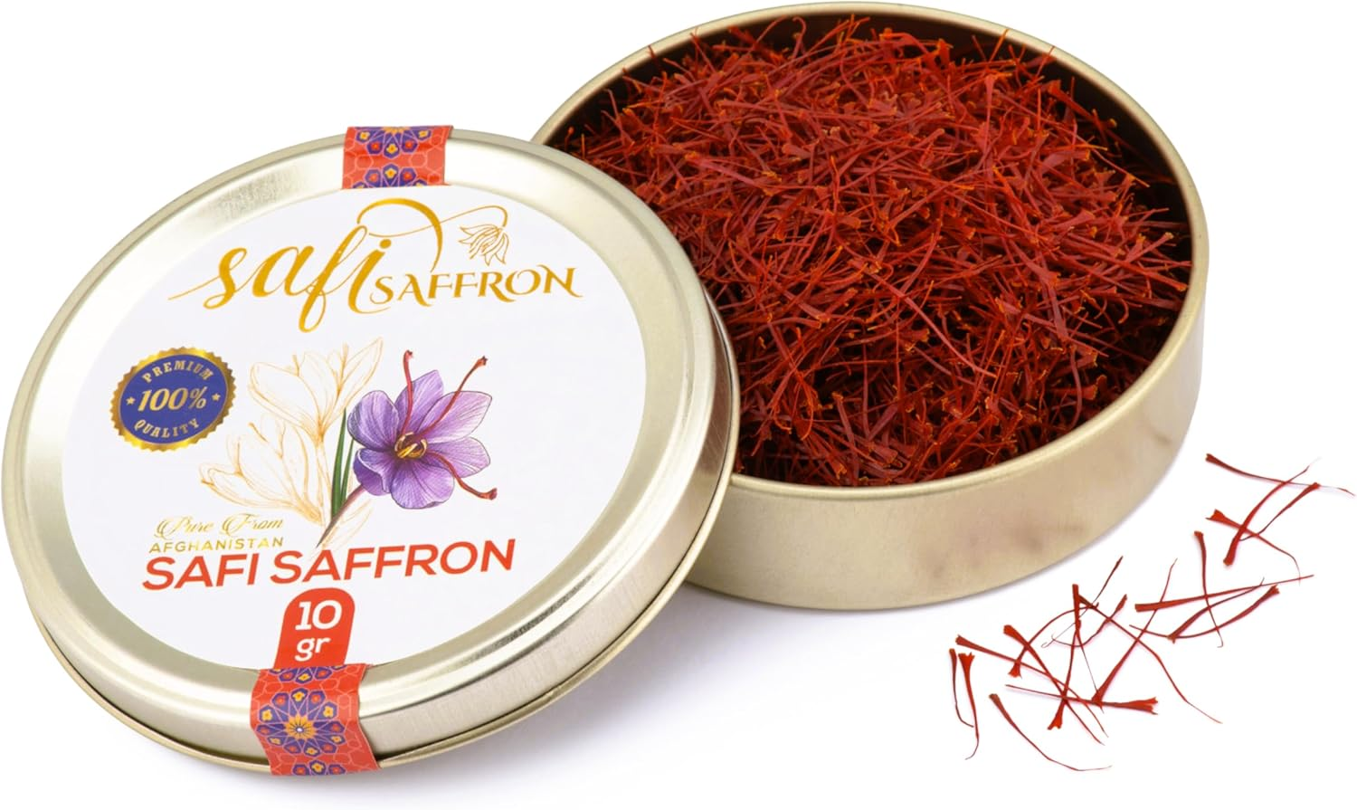 Premium Quality Saffron Threads 2 Grams| Awarded among 300 Types of Saffron | 100% Pure & Grade A+ | All Natural Red Zafran, Azafran, Kesar | Superior Spice for Paella, Tea, Any Foods image number 1