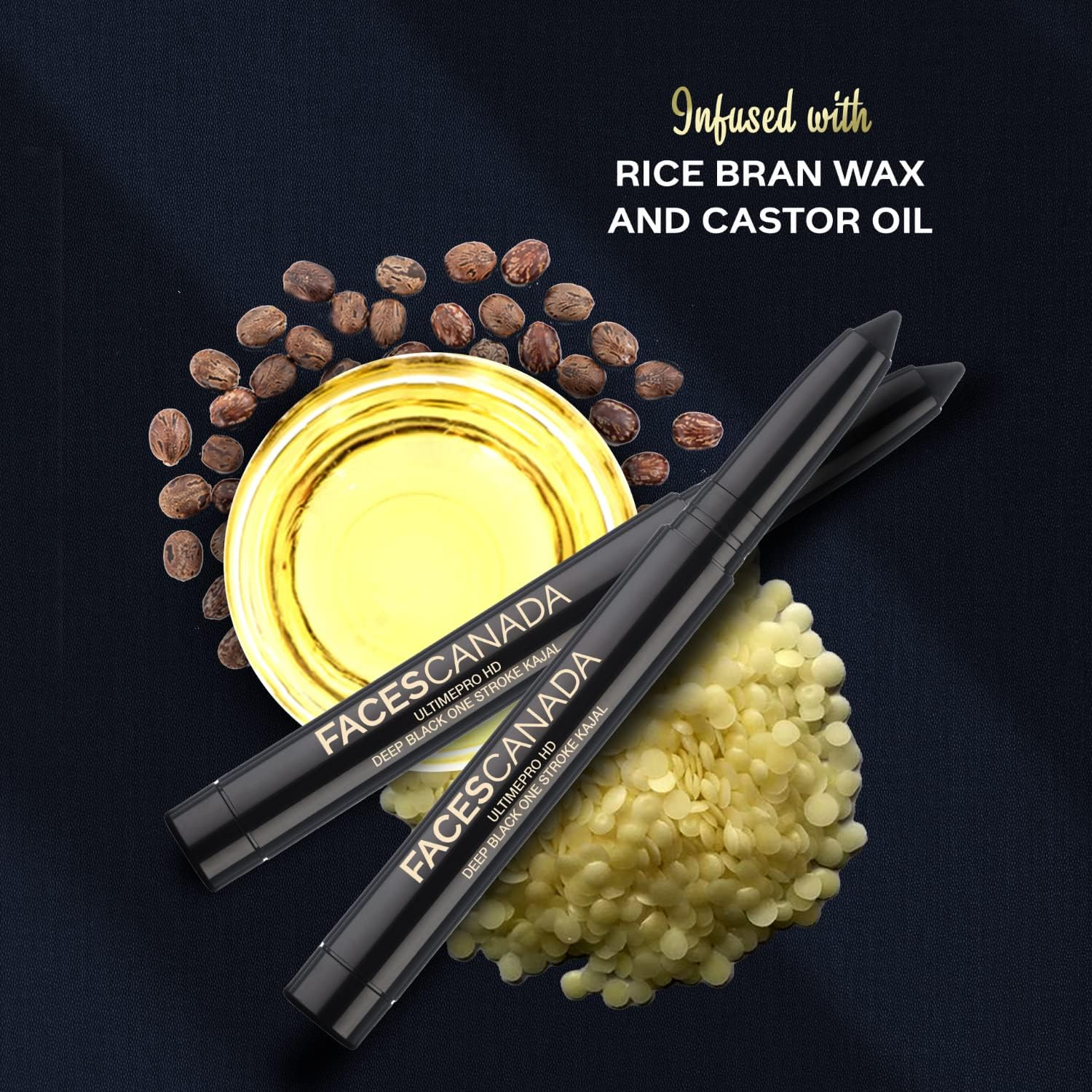 Faces Canada Ultimepro HD Deep Black One Stroke Kajal 1.4G