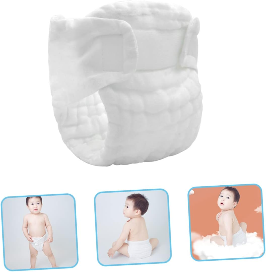 Diaper Washable Baby Newborn 5 Pack Soft Cloth Diapers for Nighttime image number 1