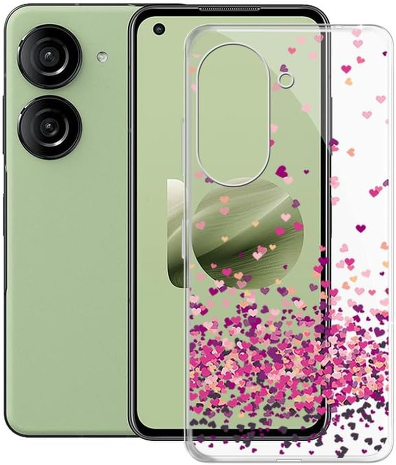 Case for Asus Zenfone 10 (5.92 Inches), Transparent Anti-Yellowing Silicone Mobile Phone Case - Ultra Thin Shockproof Protective Cover Soft TPU Bumper Case for Asus Zenfone 10 - Crystal Clear