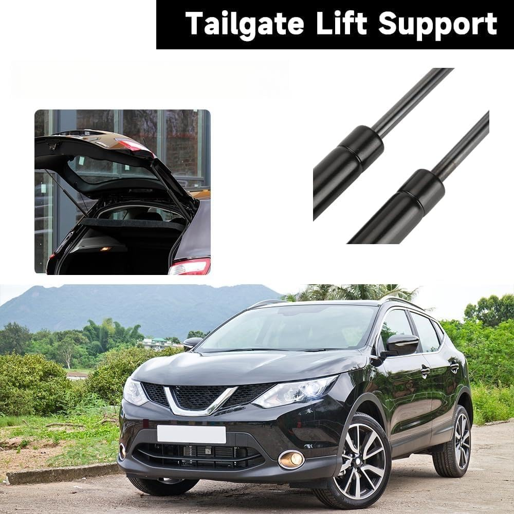 Car Rear Tailgate Trunk Gas Pressure Strut for Nissan Qashqai J11 SUV 2015-2022 Shock-Absorbing Gas Spring Strut (Normal Black) image number 6