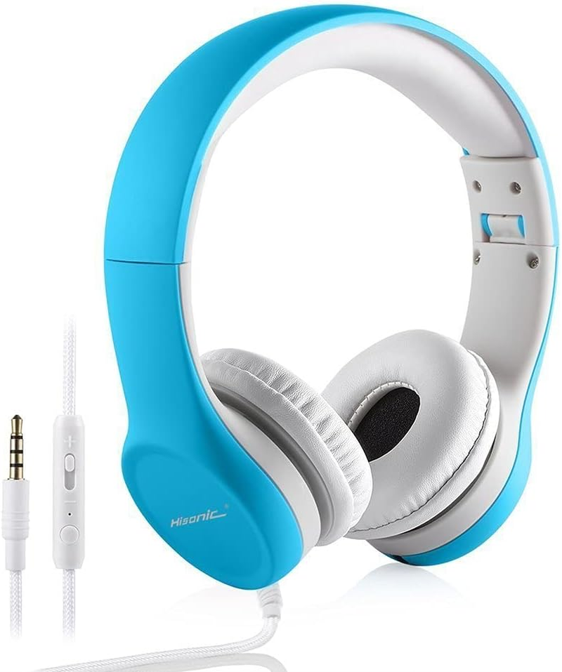 Headphones for Kids, Hisonic Kids Headphones with Volume Limiter Adjustable Kids Adult Headset for Ipod Ipad Iphone Android Mobile Phone Tablet PC MP3 MP4 Player (Camouflage)