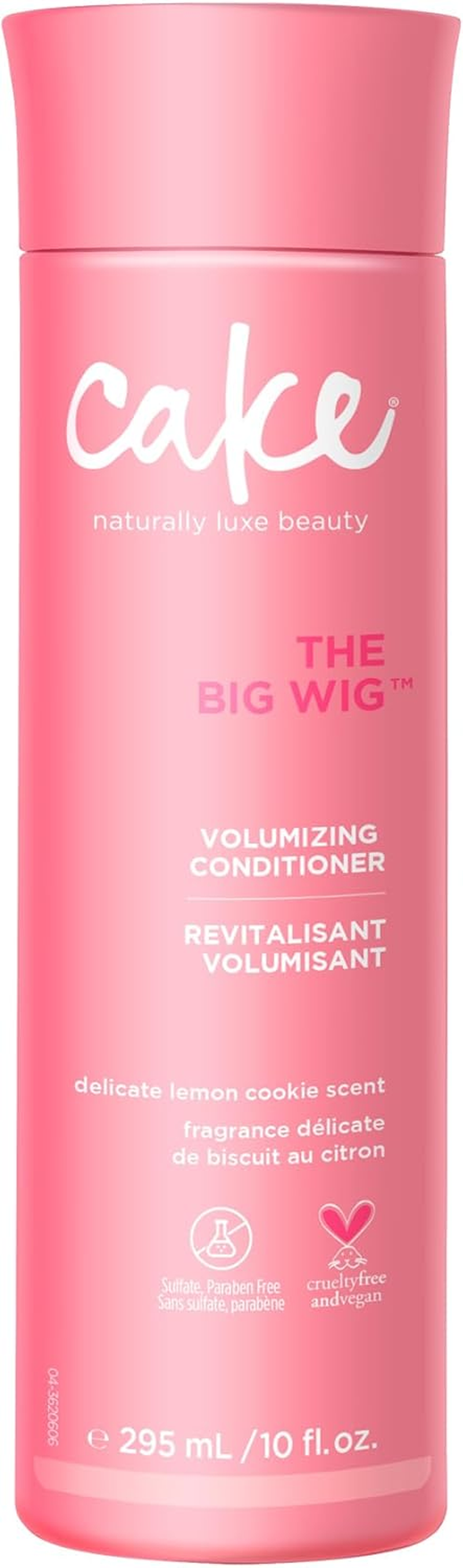Cake Beauty Volumizing Conditioner, the Big Wig &ndash; Body Boosting & Weightless Conditioning &ndash; with Sunflower Seed Oil, Rice Protein & Shea Butter &ndash; for All Hair Types &ndash; 10 Fl Oz / 295 Ml image number 1