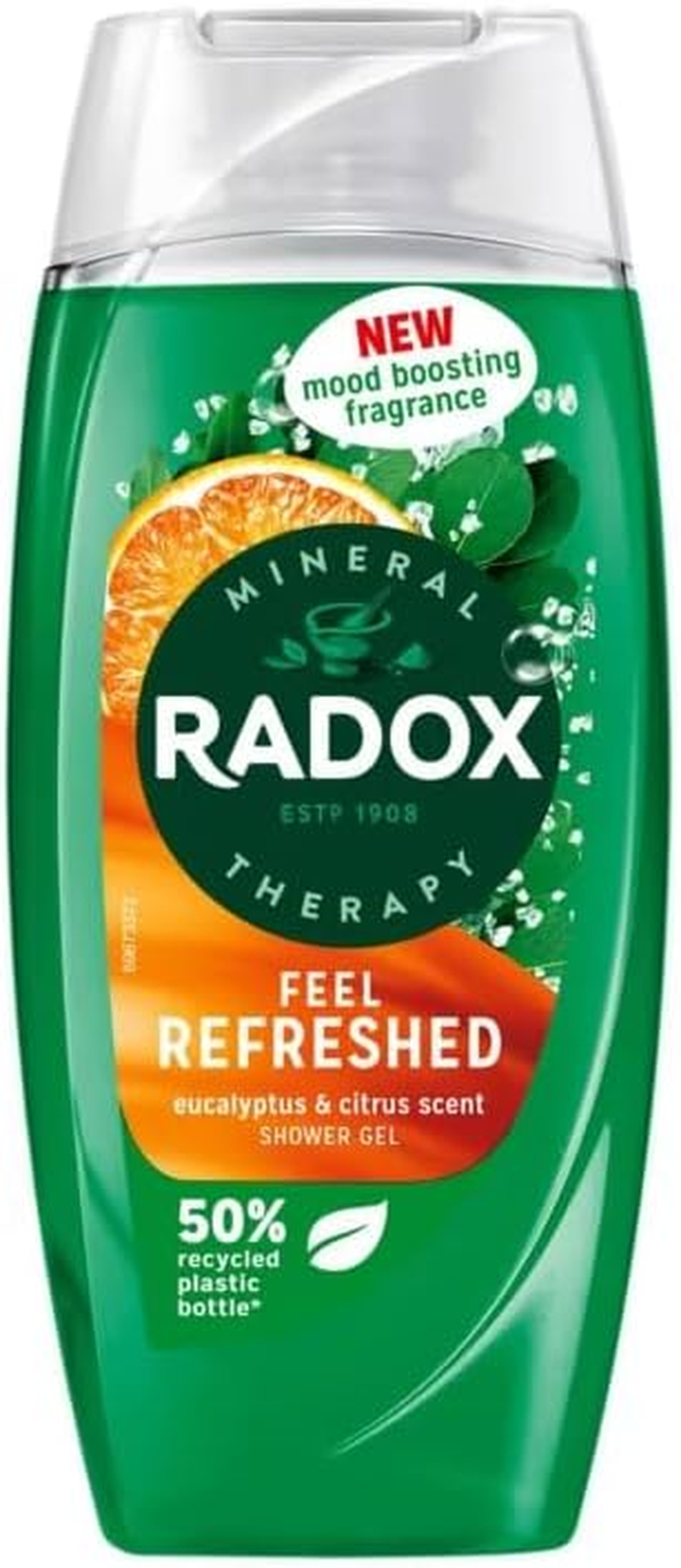 Radox Shower Gel Bundle for Everyday Use | 1X250Ml Uplifting | 1X250Ml Feel Ready | 1X250Ml Revive | 1X250Ml Feel Detox | 1X250Ml Feel Refreshed | 1X250Ml Feel Awake