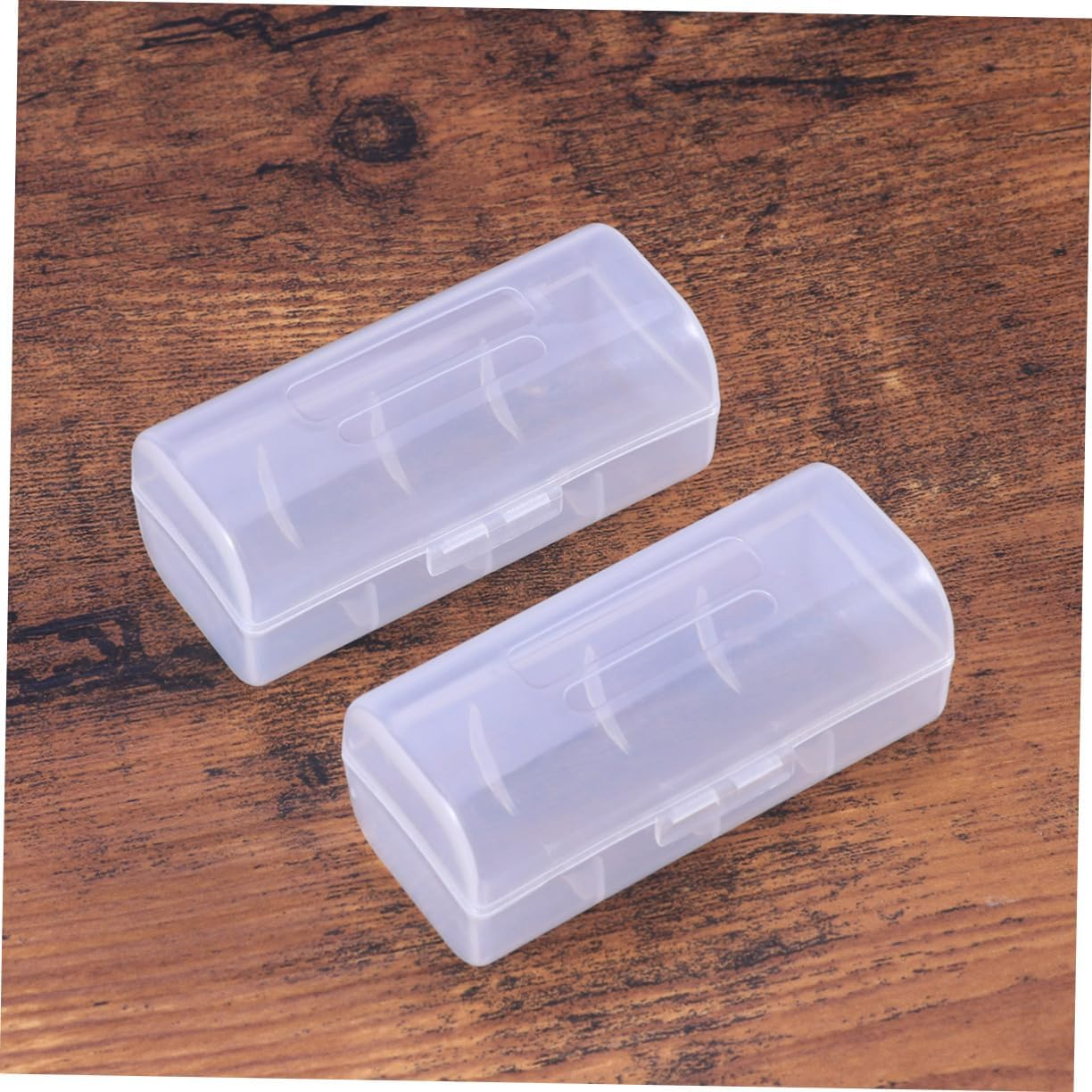 Jojofuny Practical 26650 Battery Storage Hard Case Battery Box for 2X 26650 Batteries Rolled Battery Prevention Eco-Conscious image number 2