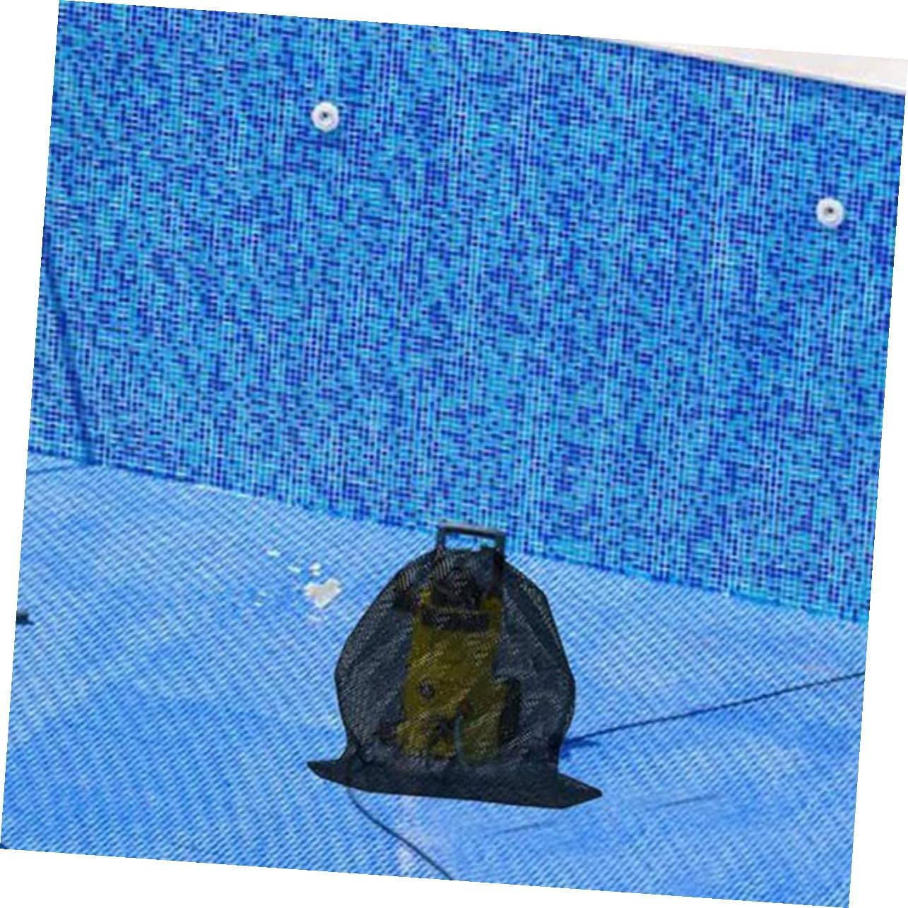 LALAFINA Large Drawstring Mesh Filter Bag for Pumps Outdoor Aquarium Protection Fine Polyester Barrier Media Bag for Clean Water Filtration image number 5