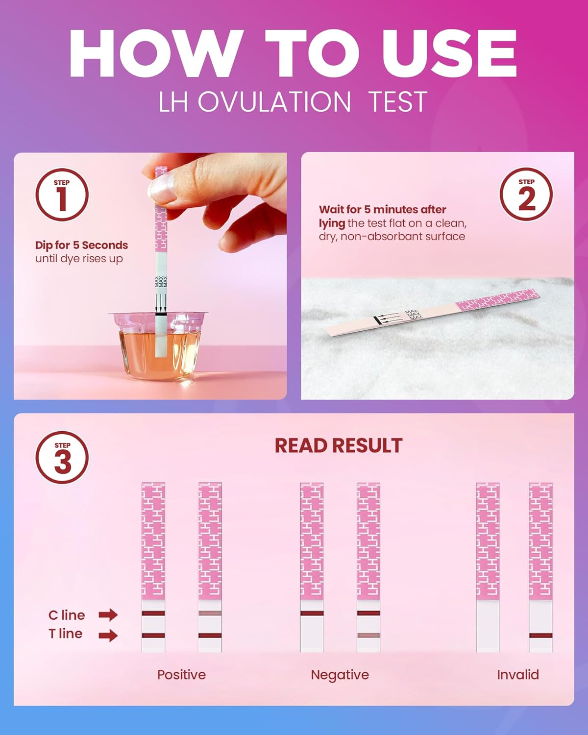 Pelvana Ovulation Test Kit, 60 Tests, LH image number 5