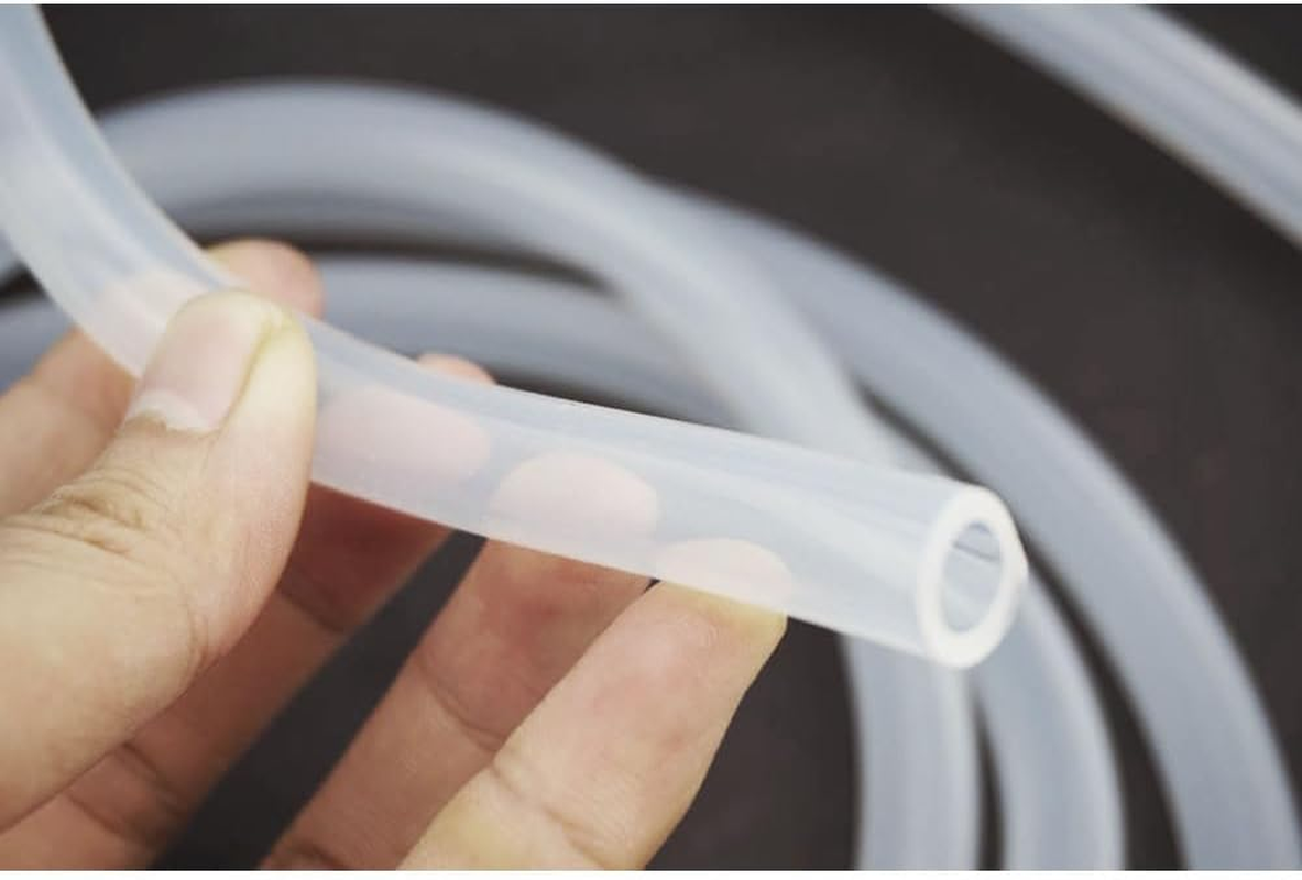 Djmed Silicone Suction Tube, Food & Medical Grade Transparent, Frosted Clear, 2.2M image number 3