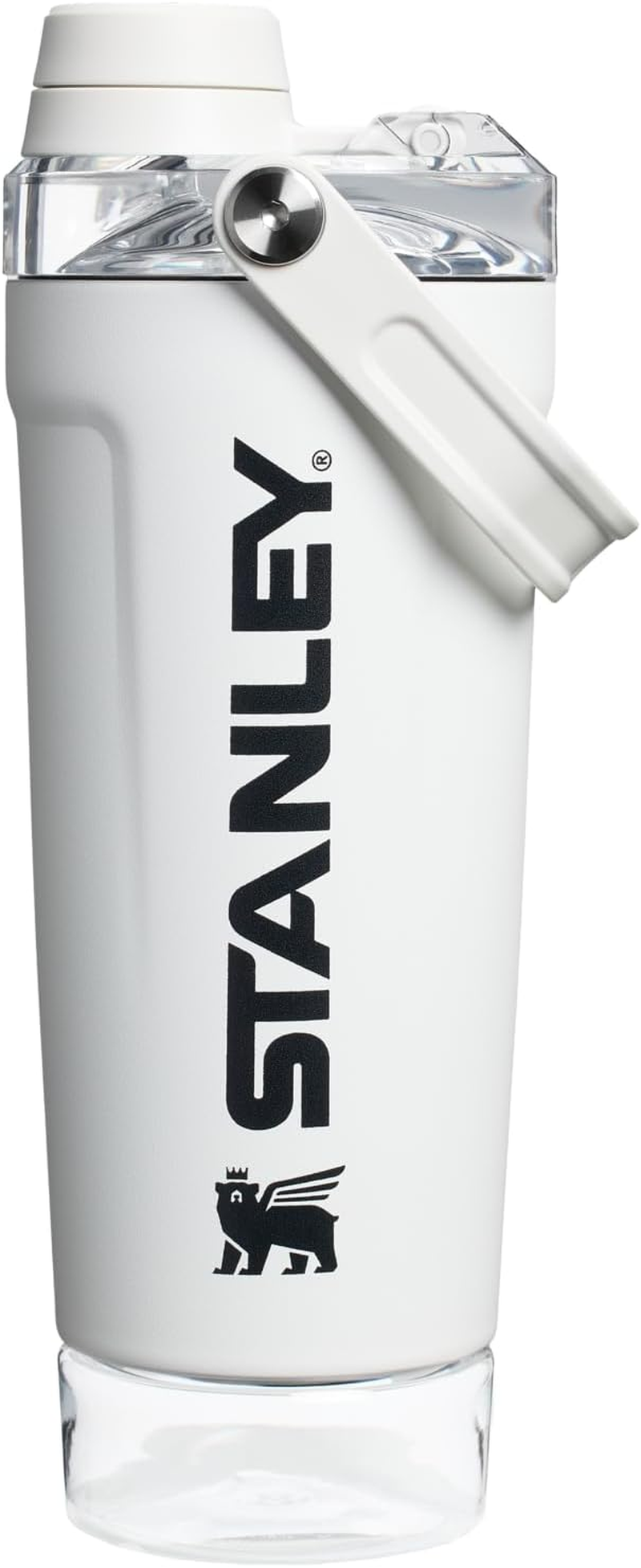 Stanley Activate Shaker Bottle 20 Oz | Leakproof Insulated Stainless Steel Shaker Cup | Base Storage and Twist on Fast Flow Lid | Protein Shakes and Pre Workout Powder | Bpa-Free | Twilight