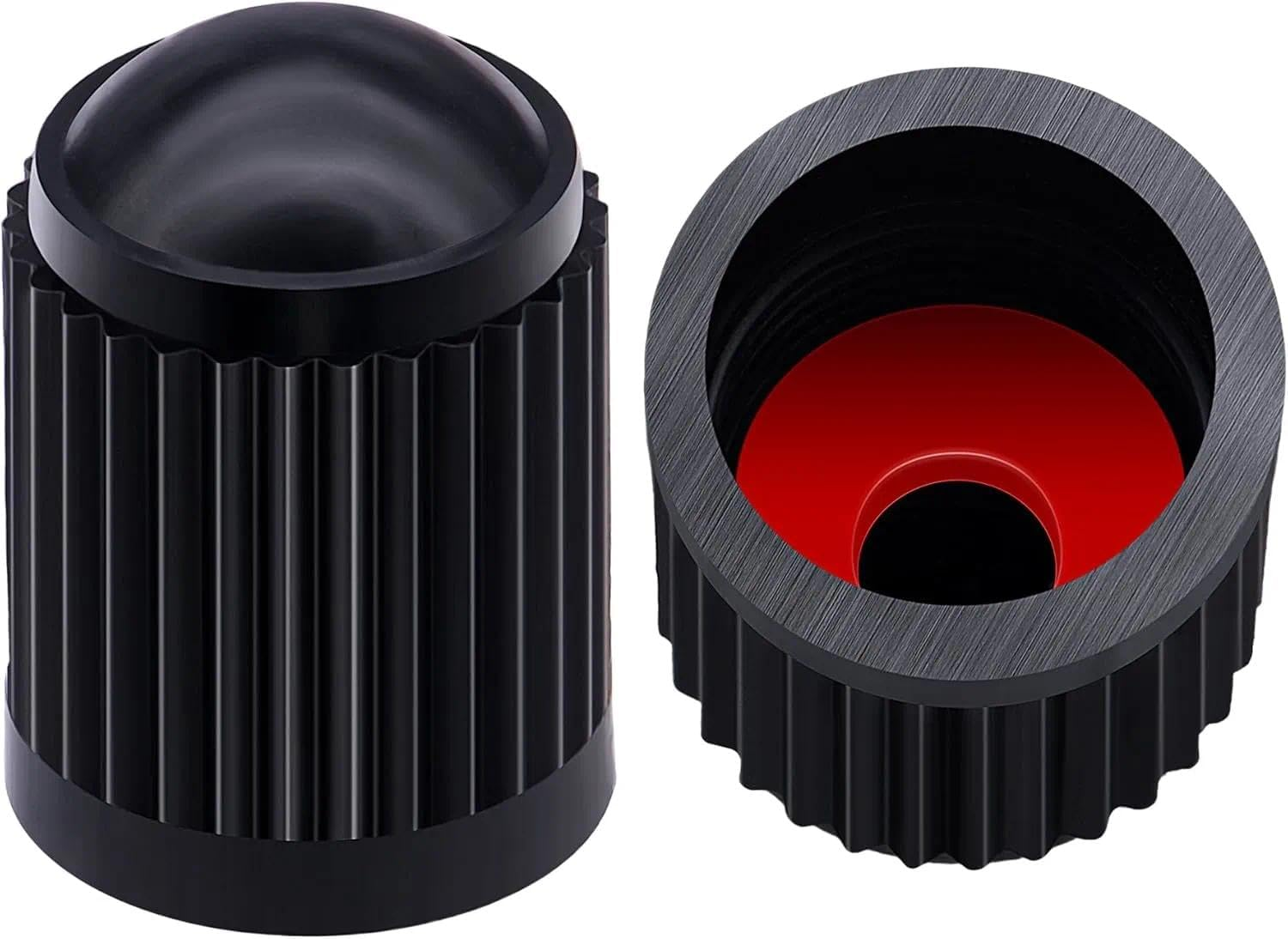 Tire Stem Valve Caps, with O Rubber Ring, Universal Stem Covers for Cars, Suvs, Bike and Bicycle, Trucks, Motorcycles, Airtight Seal Heavy Duty (Black (30 Pack) image number 6