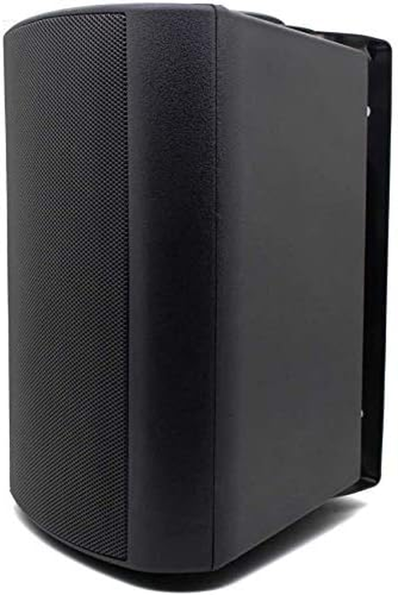 Herdio 4 Inch Outdoor Speakers Indoor Wall Mount Speakers Waterproof Compatible with Bluetooth (Black) image number 2