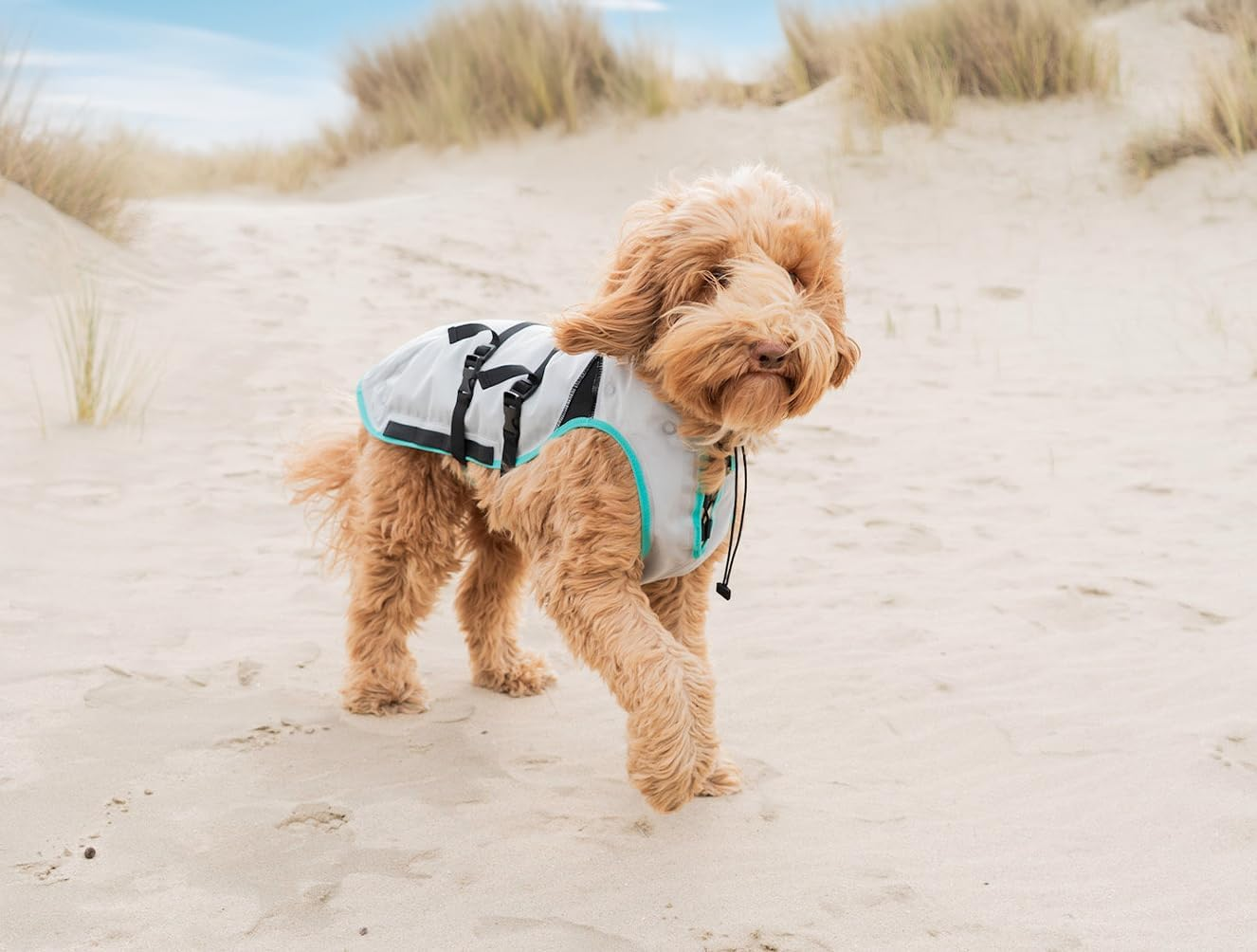 Suitical DRY Cooling Vest Dog, Large, Silver image number 2