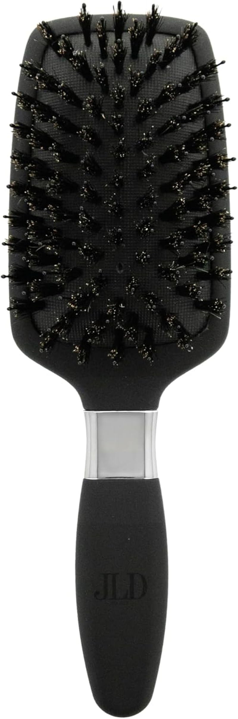 Jean Louis David Detangling Hair Brush - Mixed Nylon and Boar Bristles - Random Colours - Gold or Silver image number 3