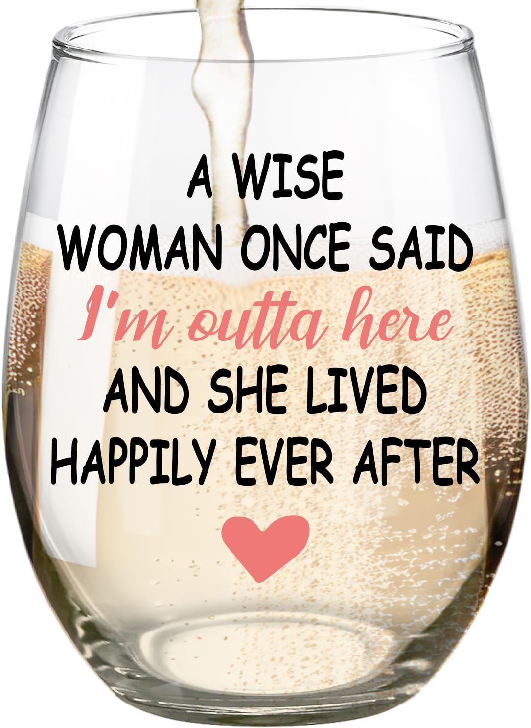 Funny Retirement Wine Glass for Women Coworkers Grandma Nurse Teacher 2025,Happy Retired Present for Women Friends,Coworker Leaving Farewell Goodbye Gifts Wine Glass 15 OZ