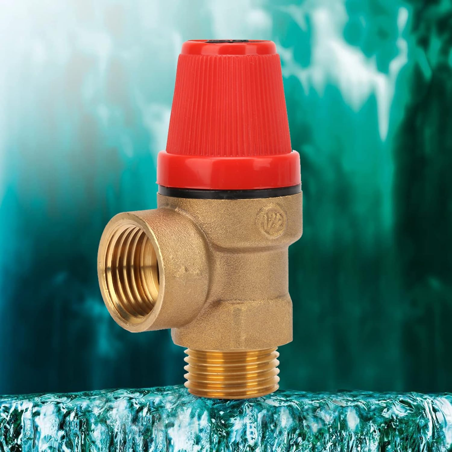 G1/2 Inches Brass Safety Valve|Dn15 Thread Spring Hanging Furnace Safety Valve|Optional Pressure 3Bar/6Bar |6Bar DN15| Safety Valve image number 3
