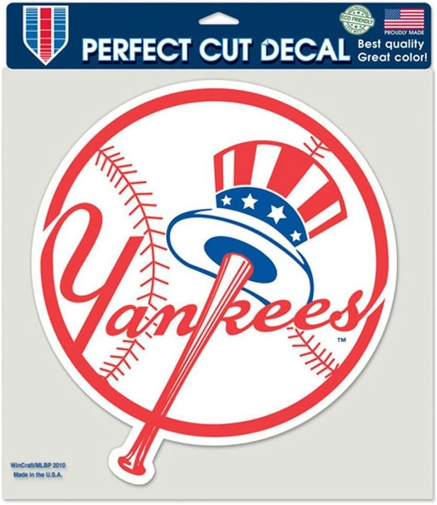 MLB New York Yankees 8'' X 8'' Team Logo Die-Cut Decal