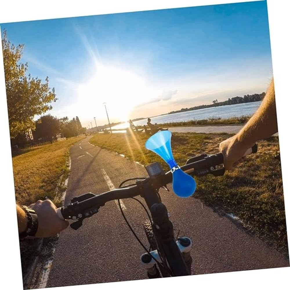 2Pcs Bicycle Horn,Kids Bike Horn,Small Air Squeeze Honking Horn,Scooter Horn Children'S Bell Plastic Vintage,Handlebar Bicycle Horn,Snail Air Horn for Girls or Boys