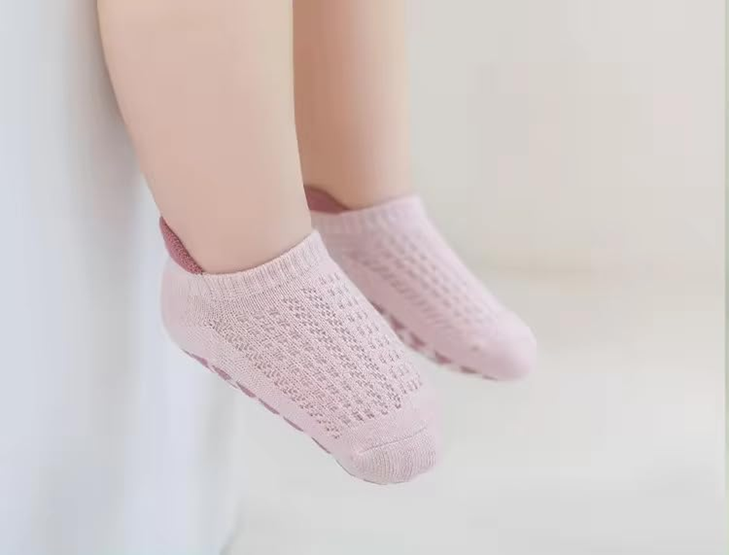 Non-Slip Baby Socks Spring Summer Season - for Baby'S Safe Steps - Soft Cotton - Grippy Soles - for Babies, Girls and Boys Toddlers (0-5) Y image number 7