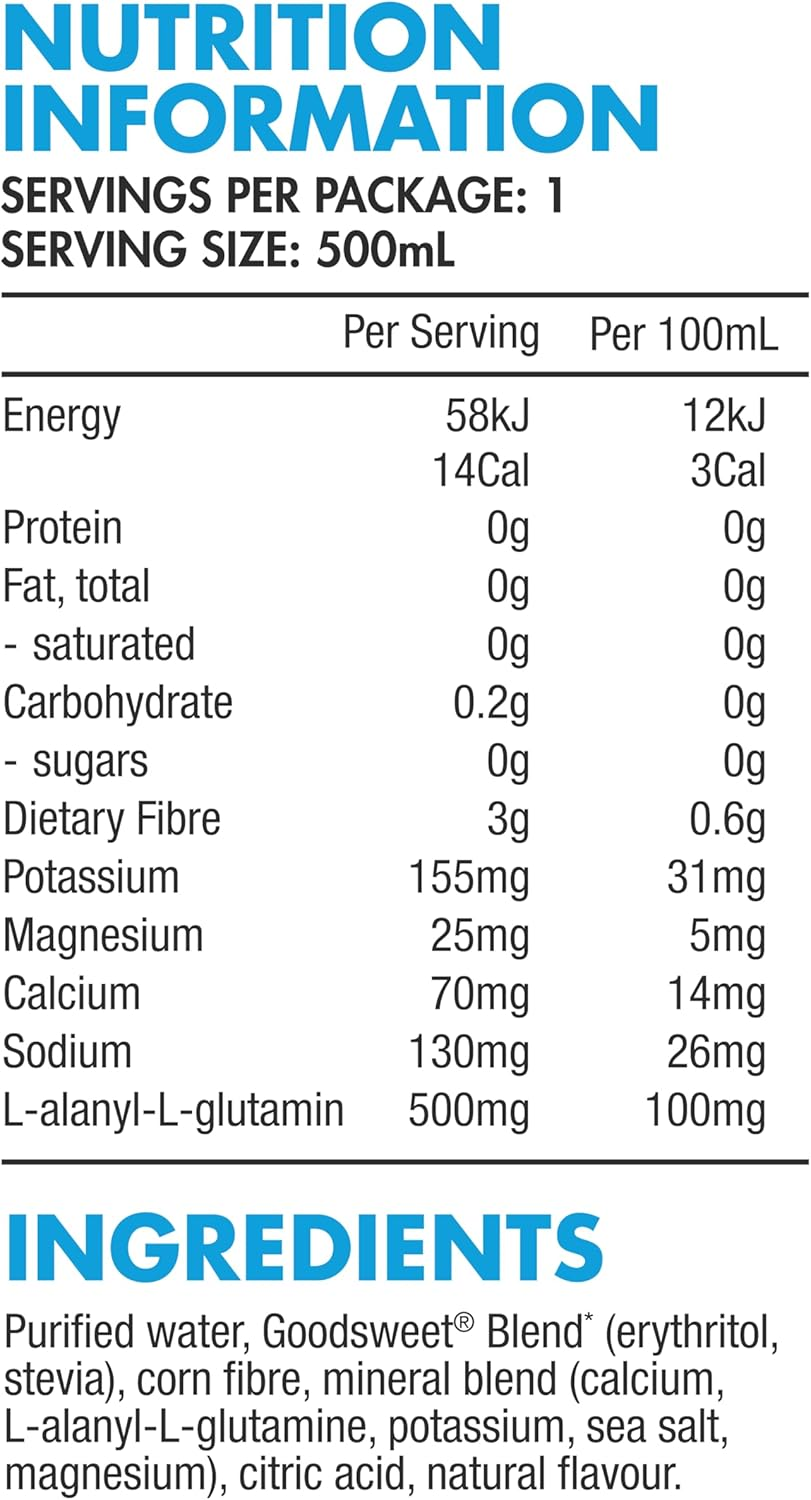 Pace Rapid Hydration &ndash; Lemon Lime &ndash; Natural and Zero Sugar &ndash; 12 X 500Ml Bottles image number 3