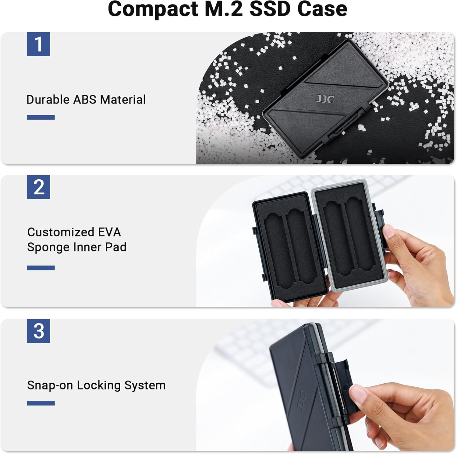 4 Slots M.2 2280 SSD Protector Case Storage Holder for PC Desktop Laptop M.2 2280 Internal Solid State Drive image number 6