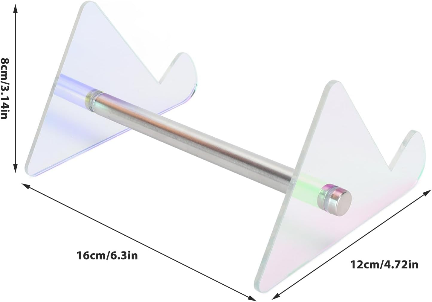 Keyboard Stand, Acrylic Keyboard Display Stand, Removable Mechanical Keyboards Storage Holder for Gaming Keypads (Single Layer) image number 5