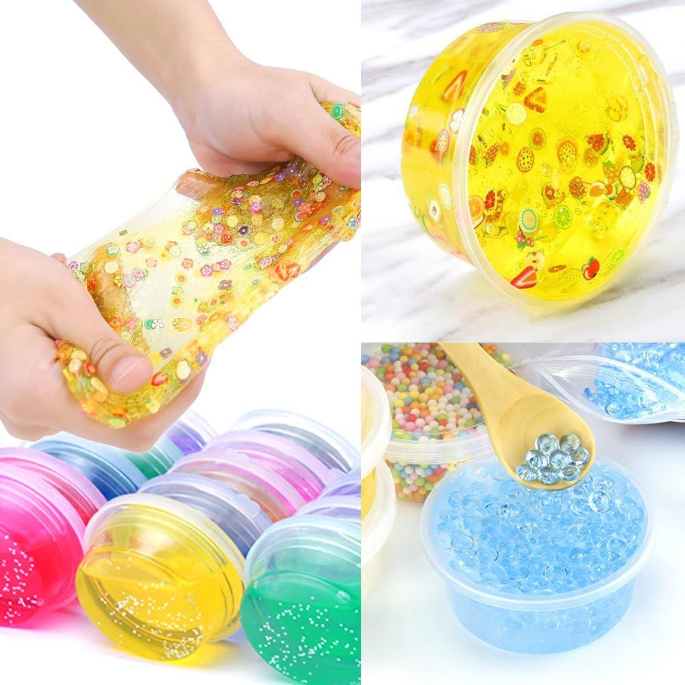 Augshy 40 Pack 2Oz Slime Storage Containers with Lids Foam Ball Storage Containers image number 2
