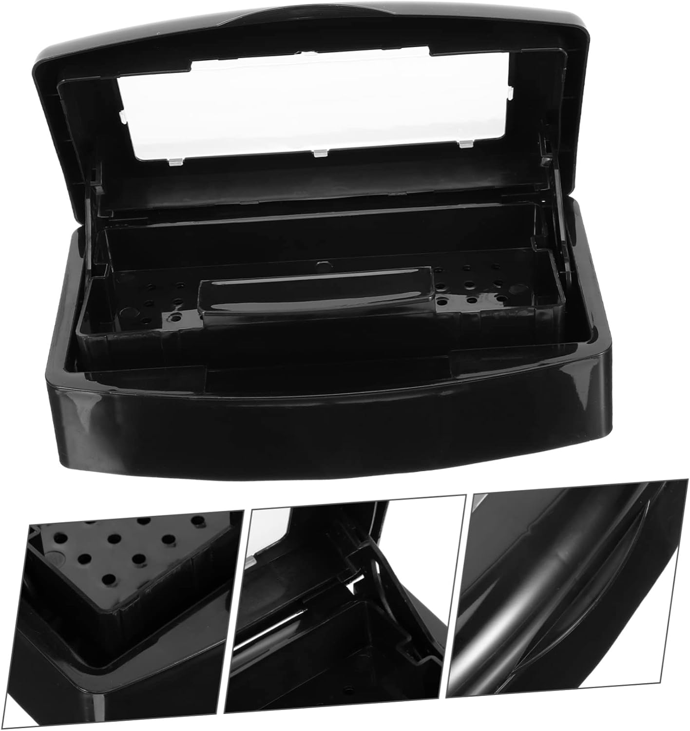 CANIGHT Halloween Manicure Kit Sterilizer Nail Tool Tray Box Pedicure Tools Storage for Salon Professionals image number 6