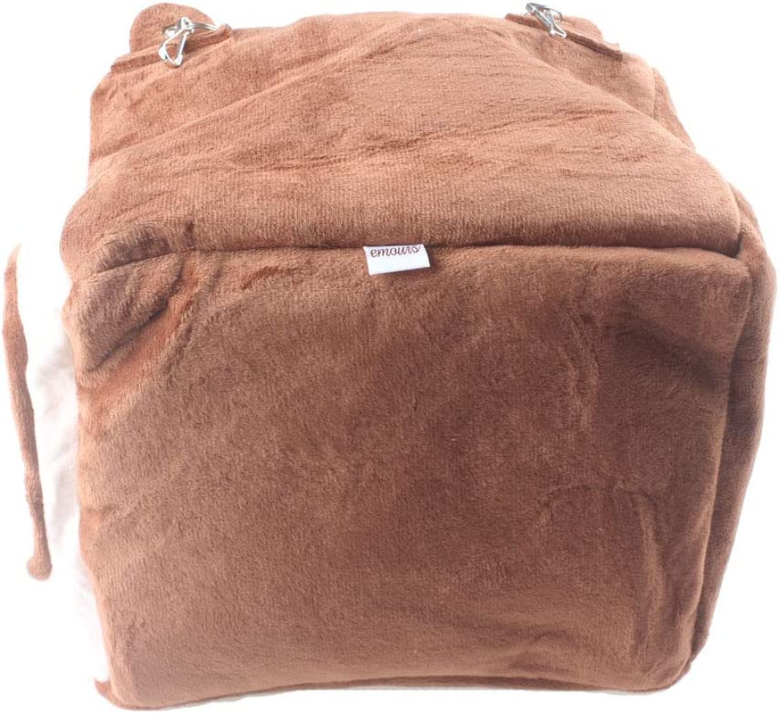 Emours Small Animal Warmly House Cage Hanging Bed with Bed Mat for Chinchilla, Guinea Pigs, Squirrel and Other Similar Size Animals, Large image number 1