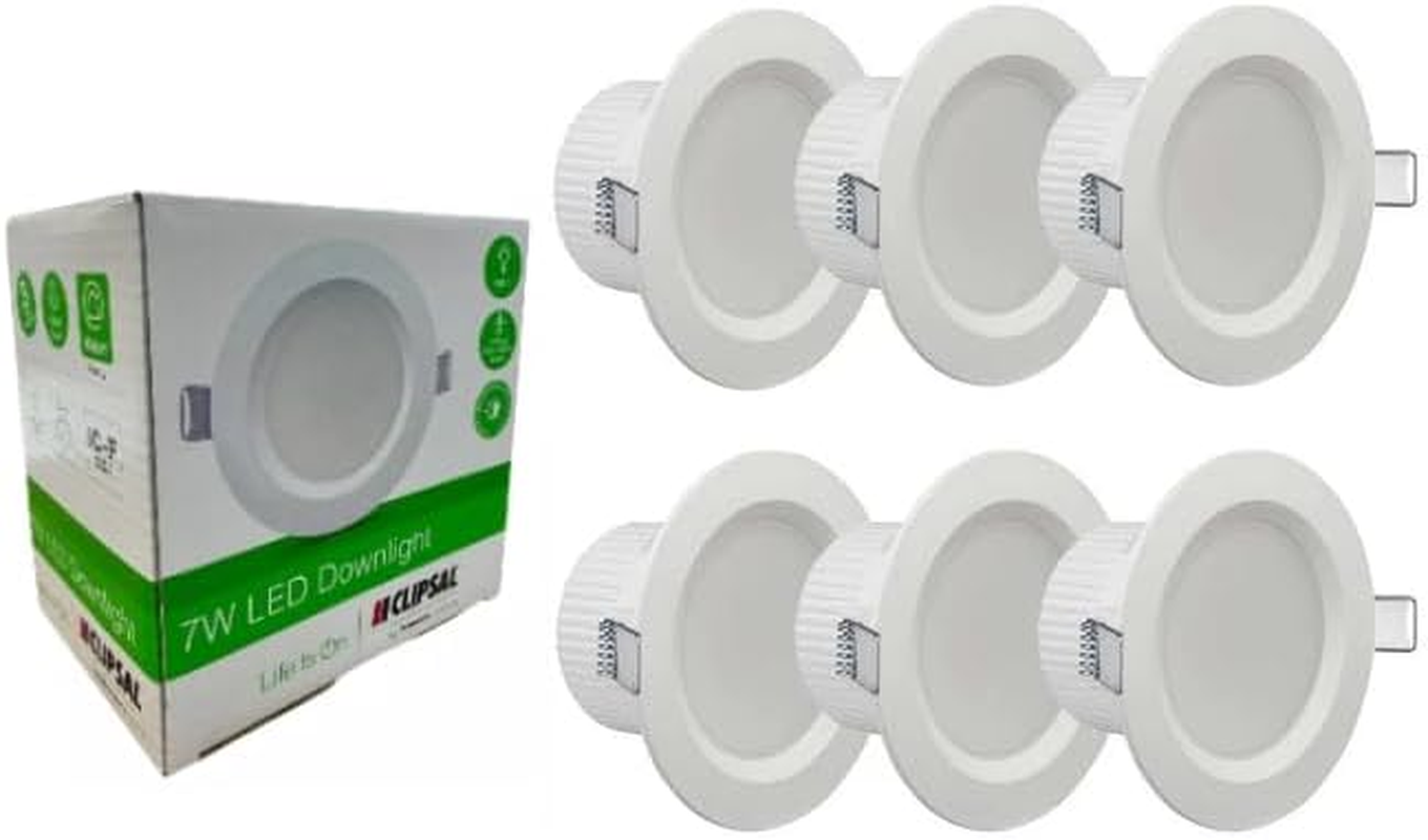 Cllpsal Downlight TPDL1C3-7W LED Dimmable Tri Colour 750 Lumens 6 Pack image number 1