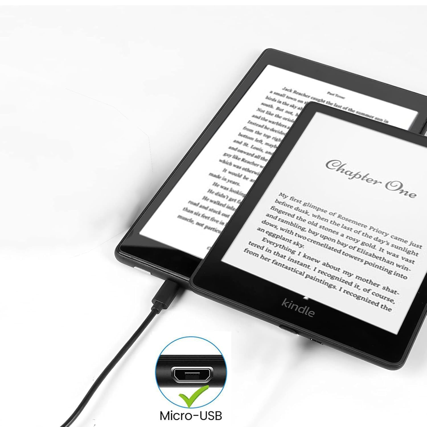 Micro Kindle Fire HD Tablet Charger Cord for Amazon Fire HD 7 8 10 4-5Th Gen (2014-2019), Kindle Paperwhite 1-10Th, Oasis 1-4Th Gen, Voyage, DX, Keyboard, Touch, Kids Power Charger Replacement 1.5M