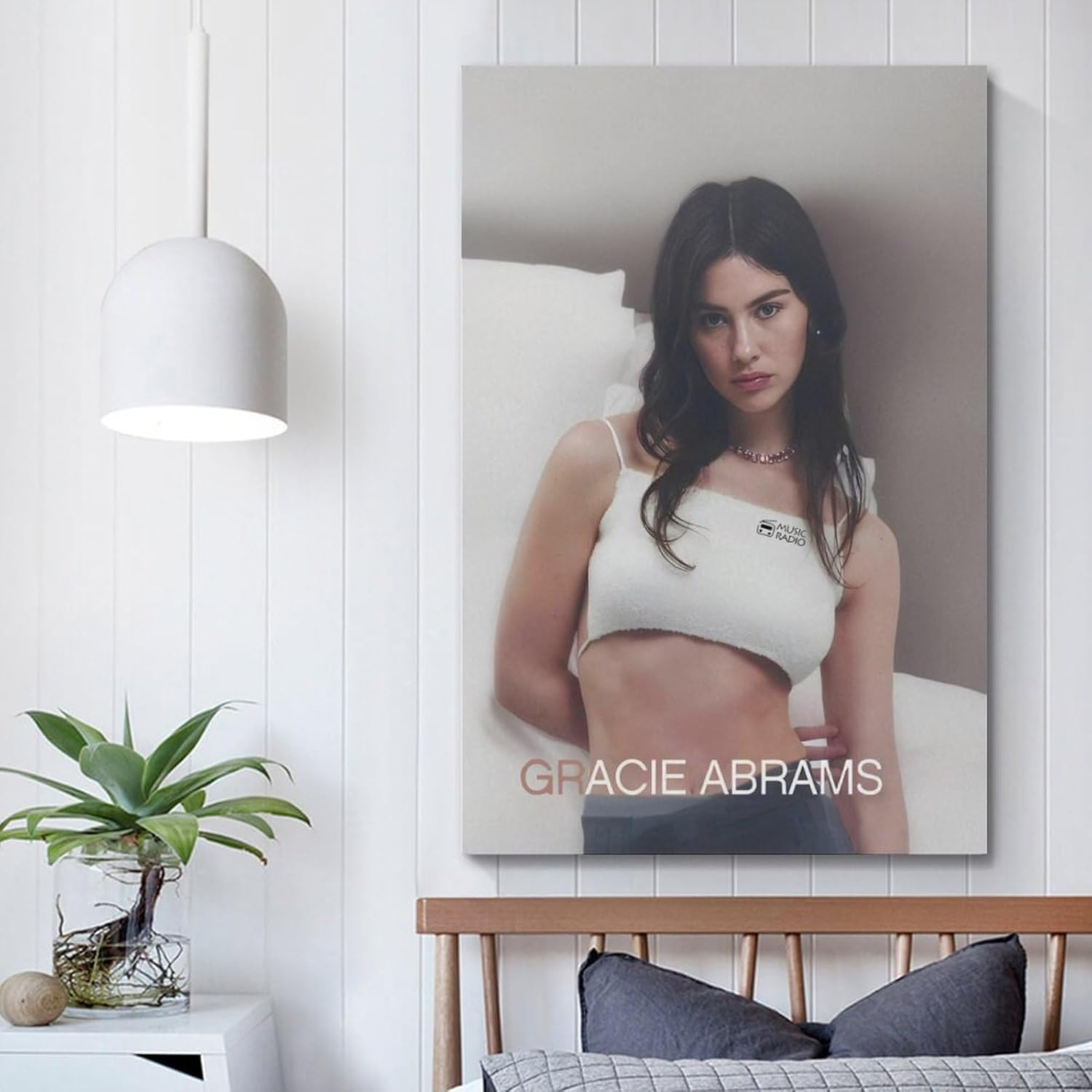 Gracie Abrams_0 Gracie Abrams Poster Poster Canvas Painting Wall Art Picture Home Decor Print for Bedroom Living Room Dorm Study Bar Office 16X24Inch(40X60Cm) Unframe-Style image number 4