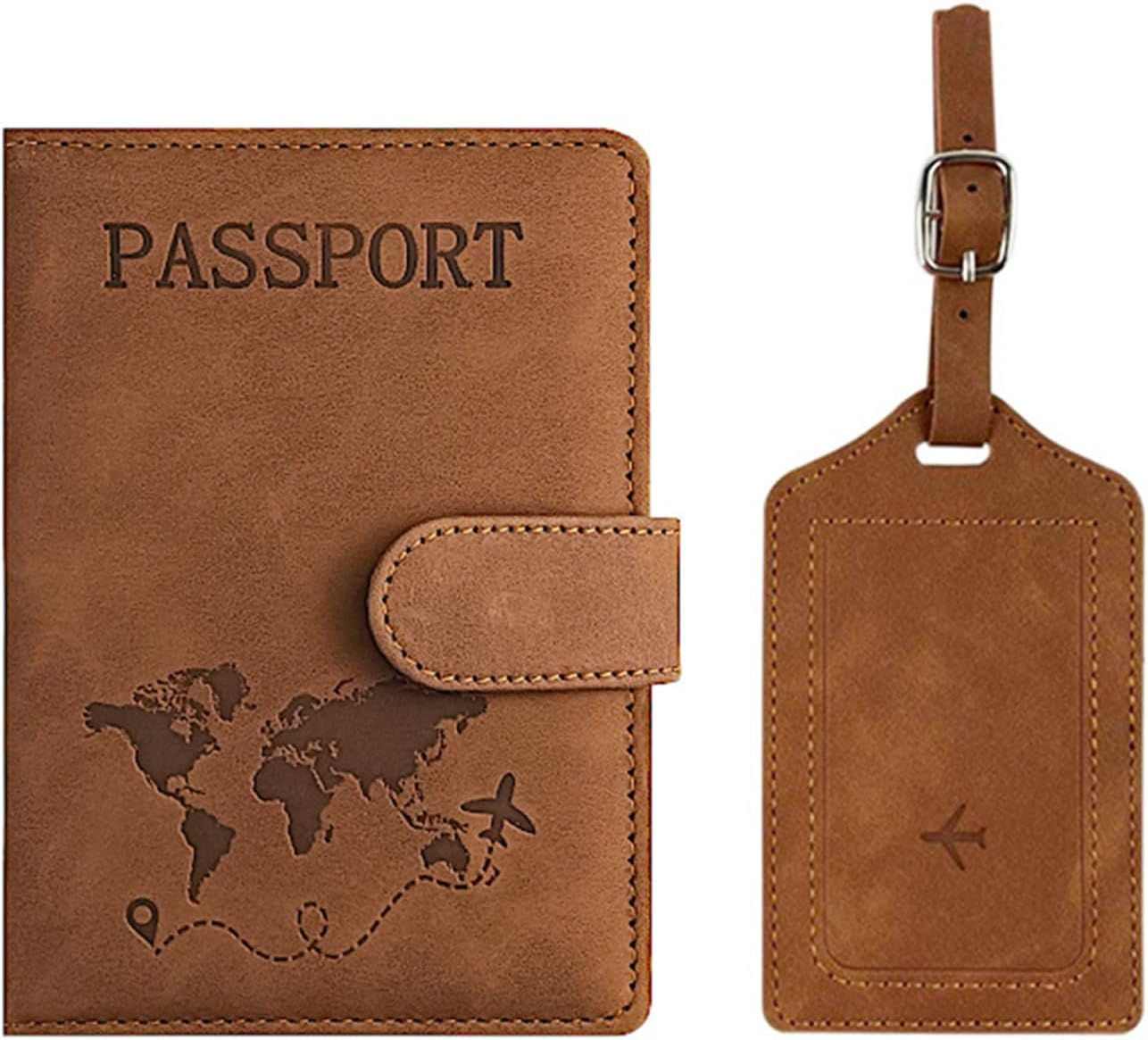 Passport Holder, Women Passport Cover with Closure, Travel Document Organizer Holders, Premium Passport Case Bag for Women, Pink, Minimalist