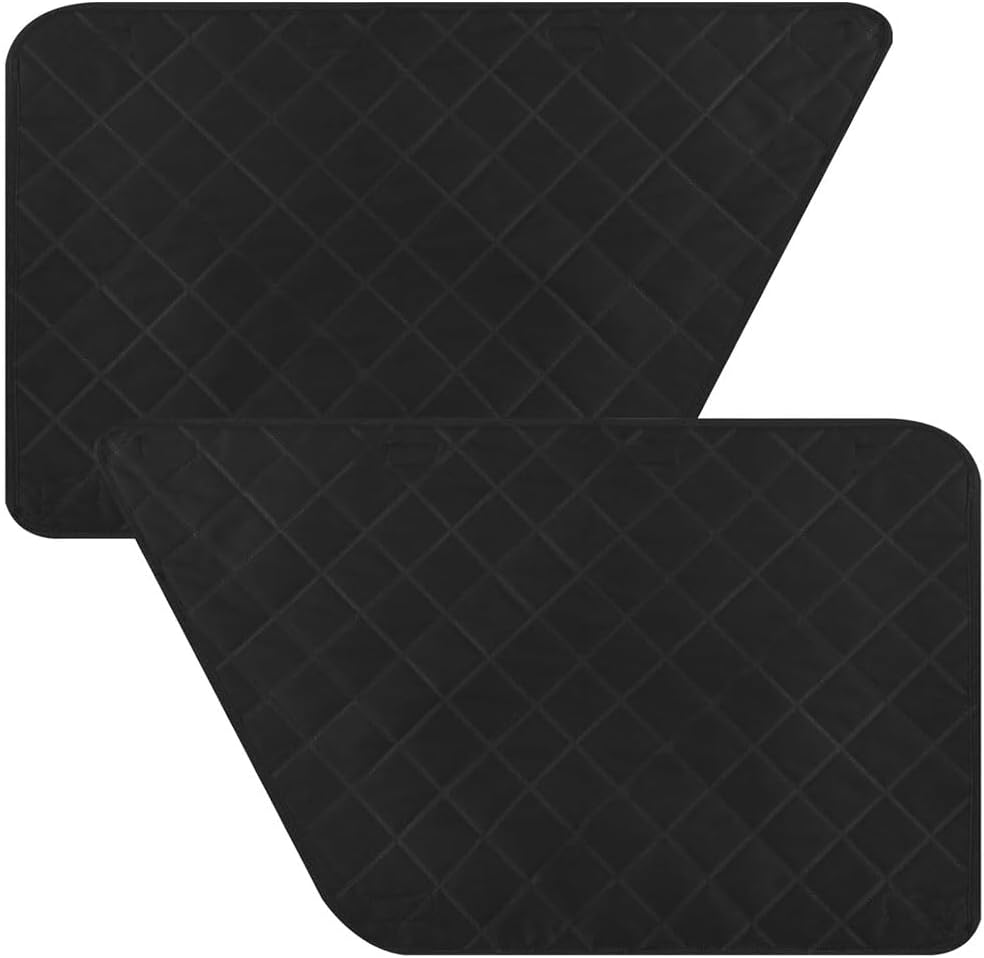 1 Pair Waterproof and Anti-Slip Car Door Protector for Dogs, Scratch Guard Pet Car Accessories for Vehicle, Black Oxford and PP, Dog Car Window Protector to Prevent Scratching image number 2